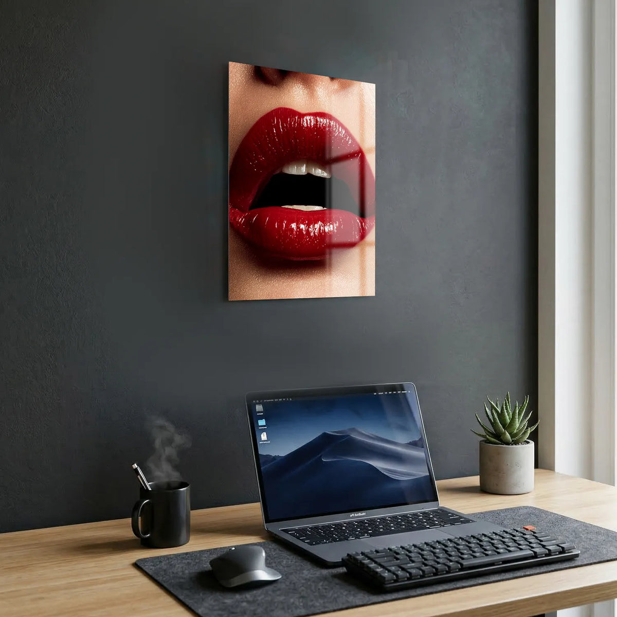 Tableau Kiss | en Métal Format A3