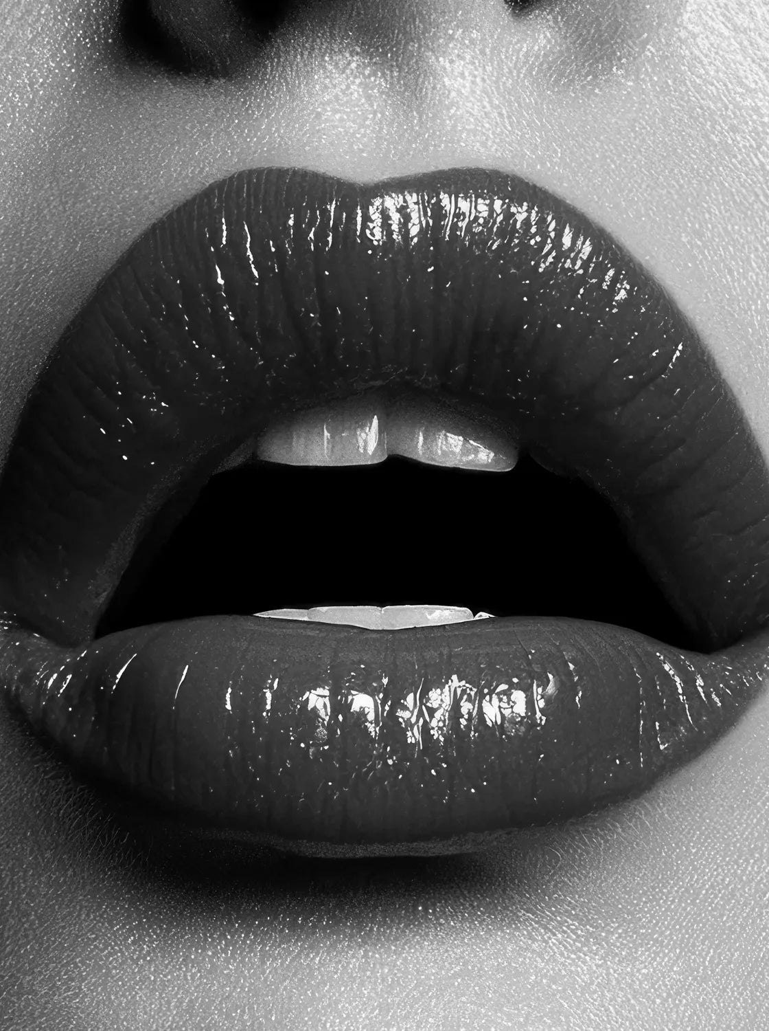 Tableau Black Kiss | en Métal Format A3