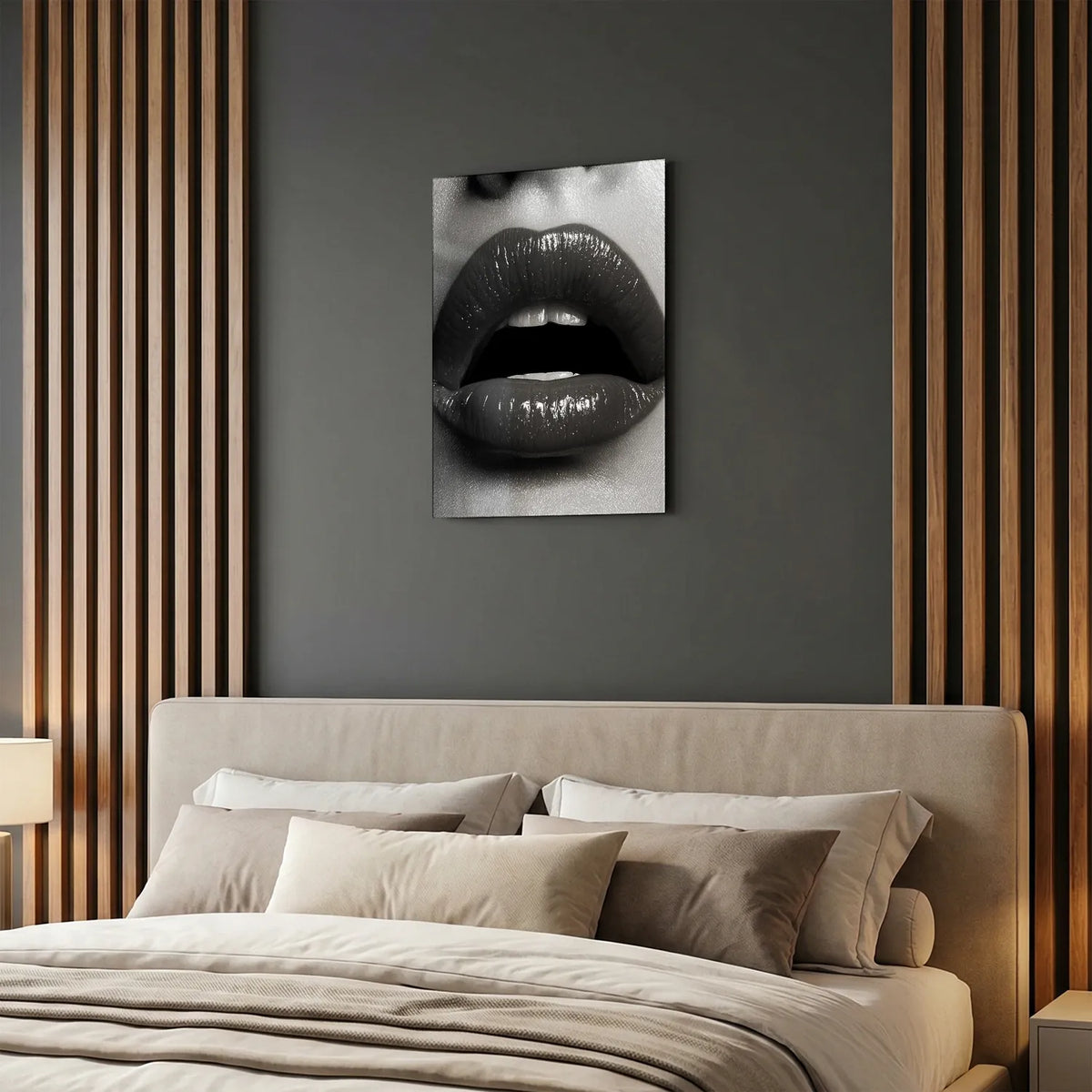 Tableau Black Kiss | en Métal Format A3