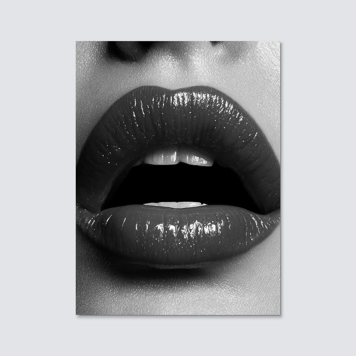 Tableau Black Kiss | en Métal Format A3