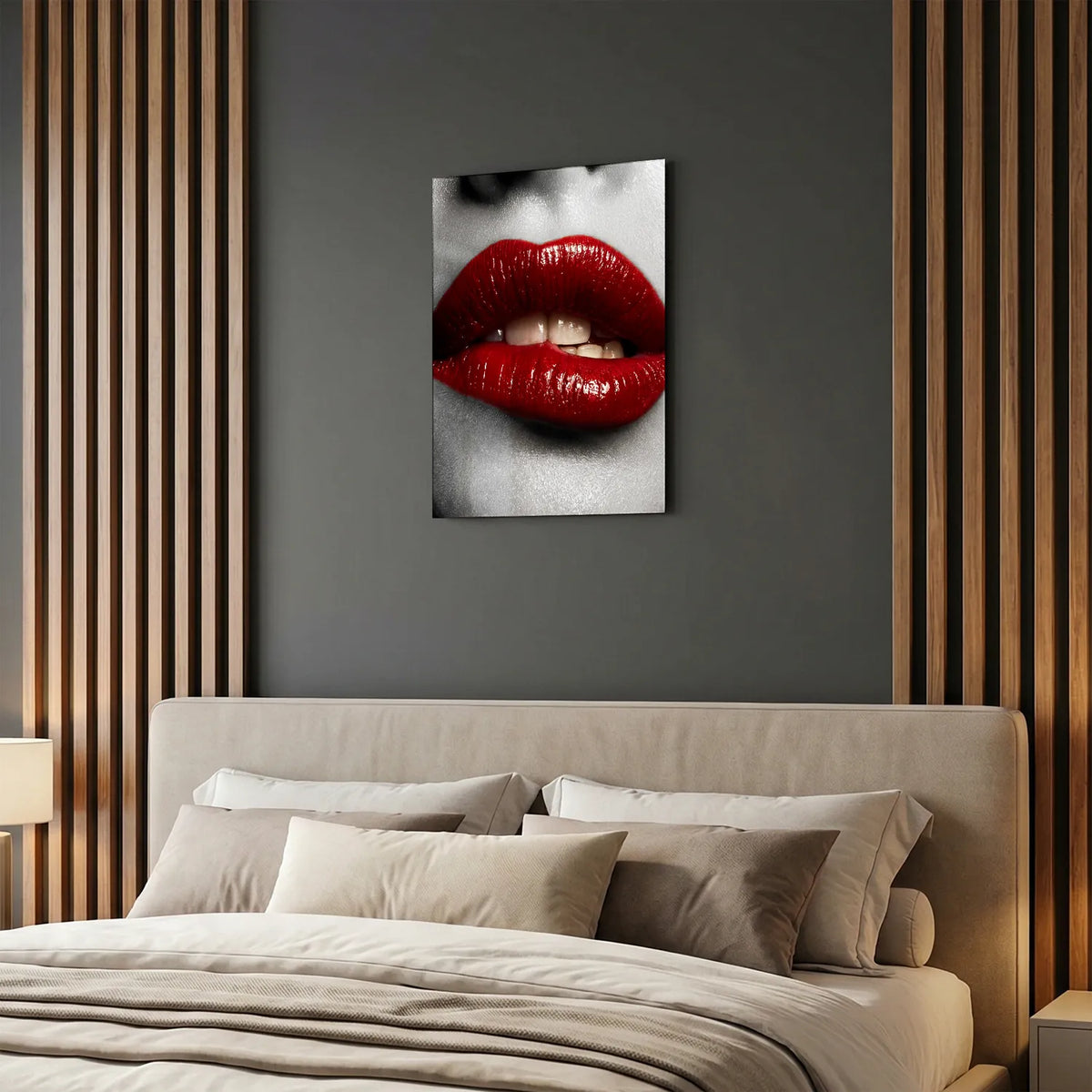 Tableau Addict Rouge | en Métal Format A3