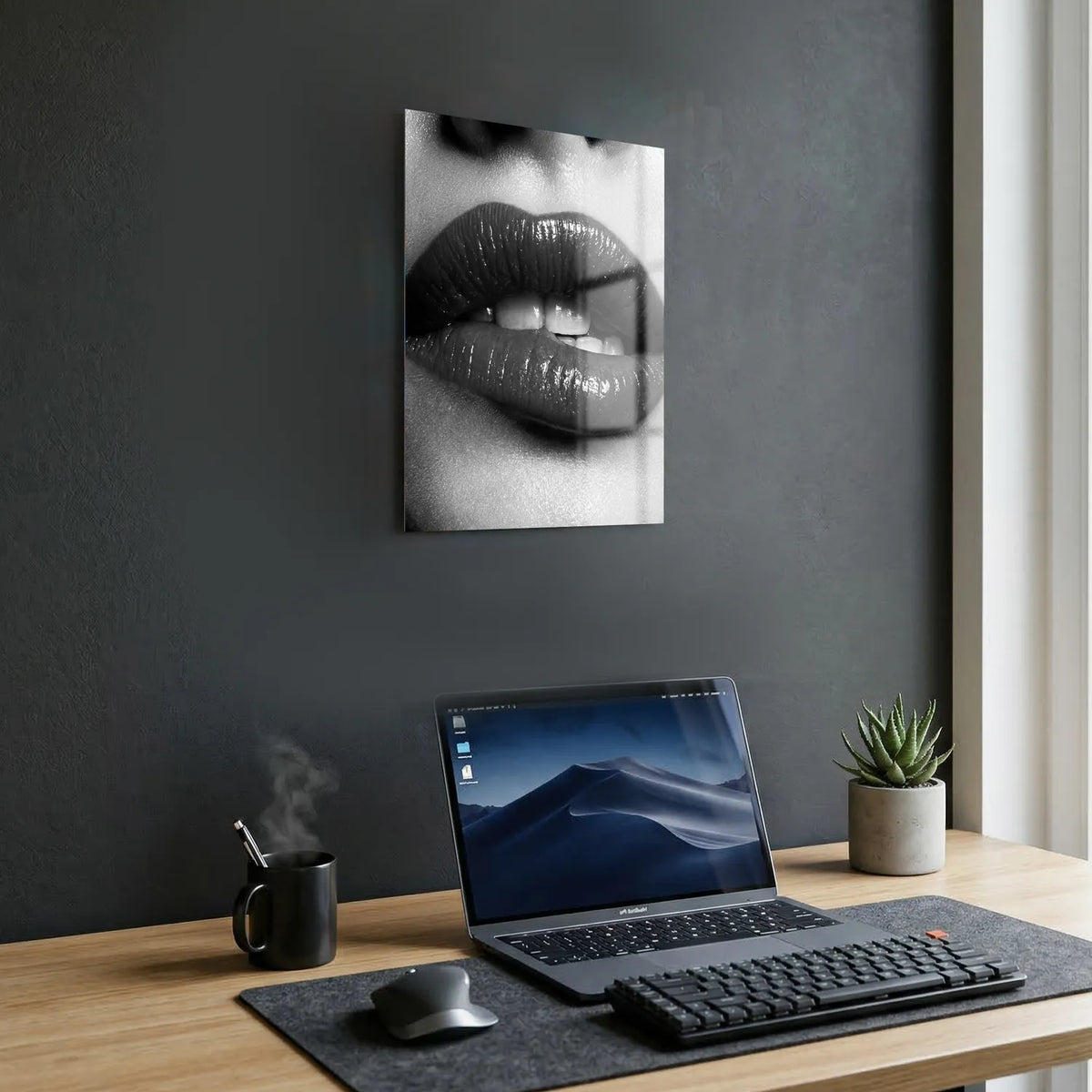 Tableau Addict Noir | en Métal Format A3