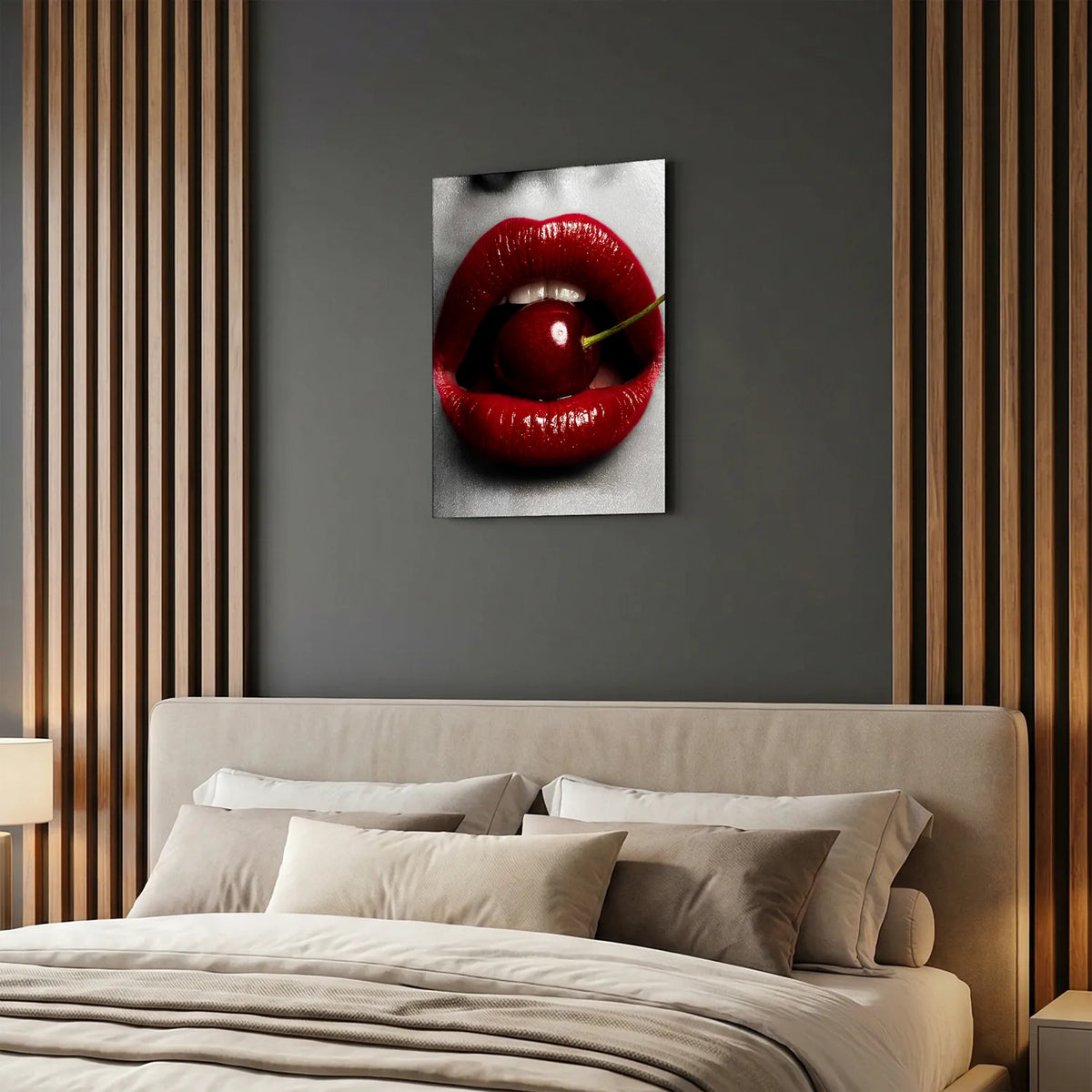 Tableau Red Cherry | en Métal Format A3