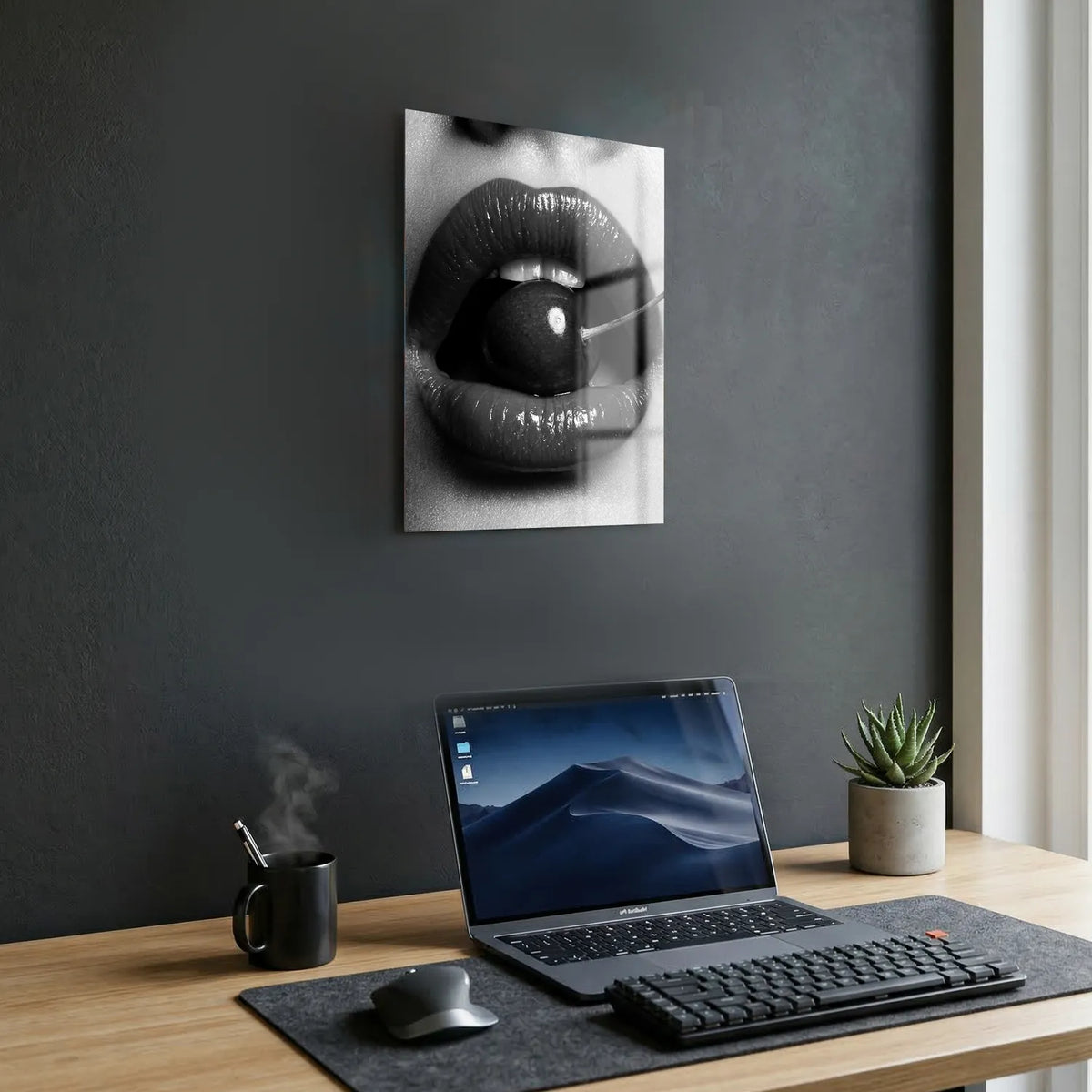Tableau Black Cherry | en Métal Format A3