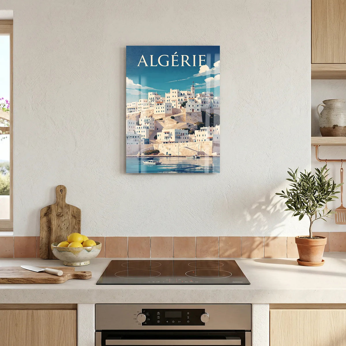 Tableau Algérie - Illustration | en Métal Format A3