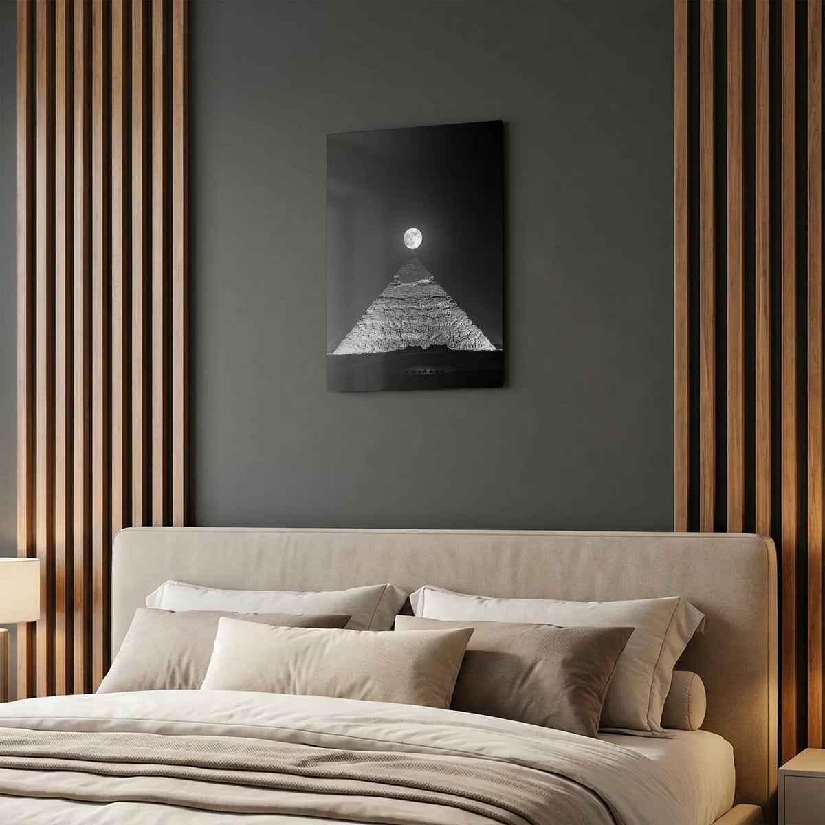 Tableau Pyramide de Khéops Égypte | en Métal Format A3