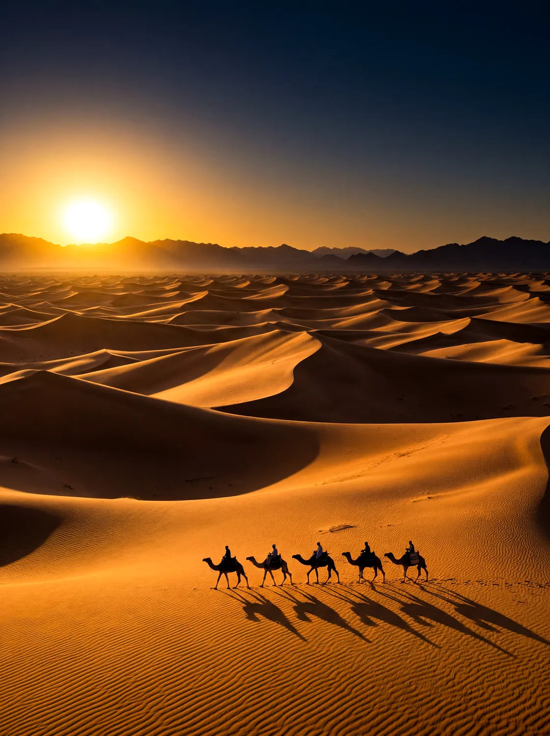 Tableau Sahara | en Métal Format A3