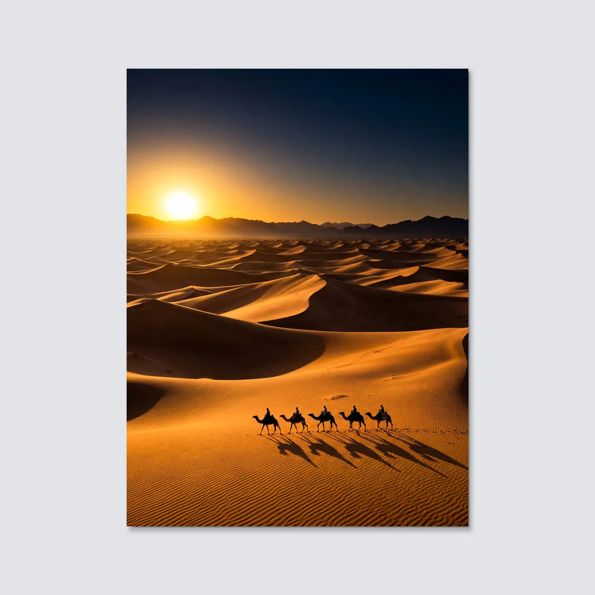 Tableau Sahara | en Métal Format A3