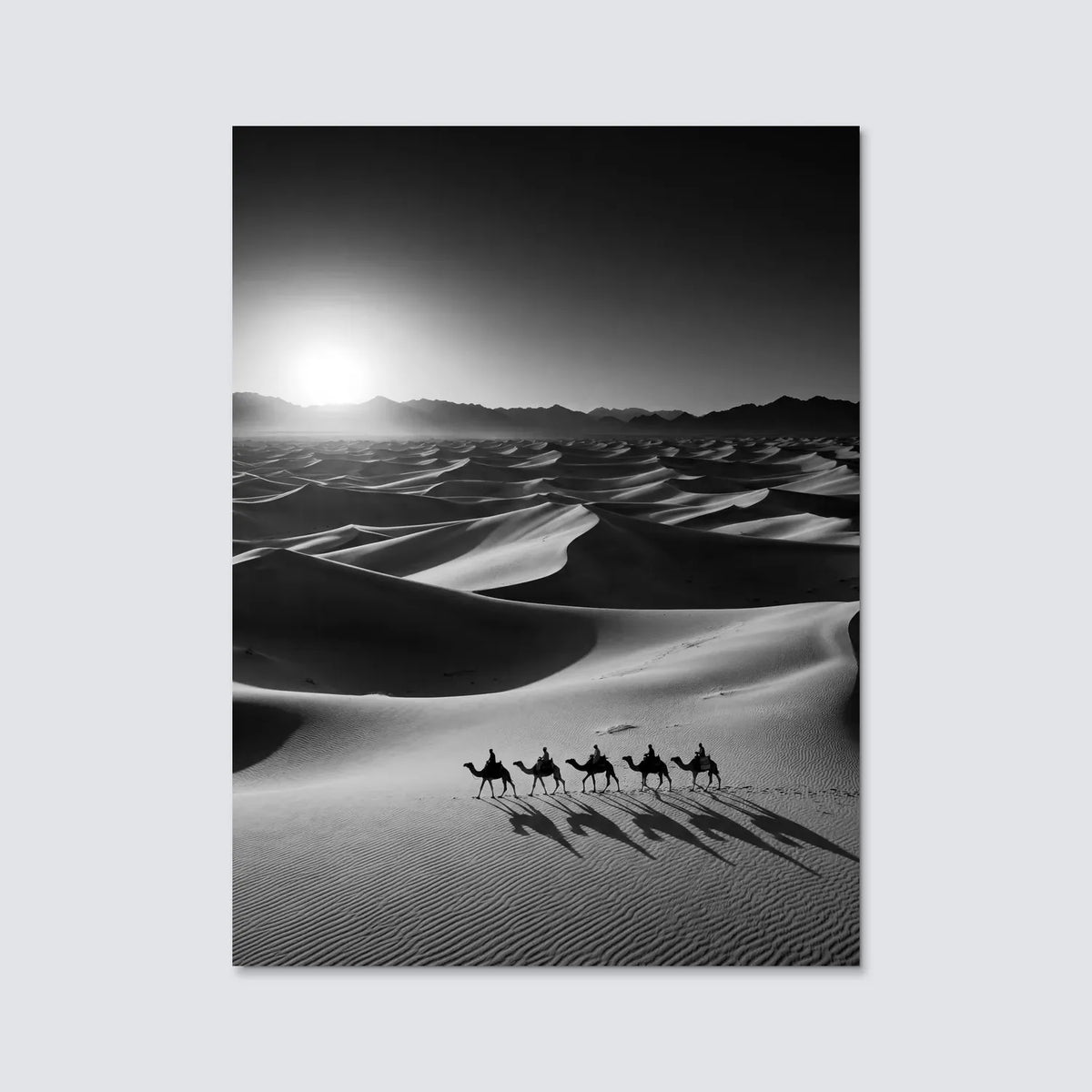 Tableau Le Sahara | en Métal Format A3