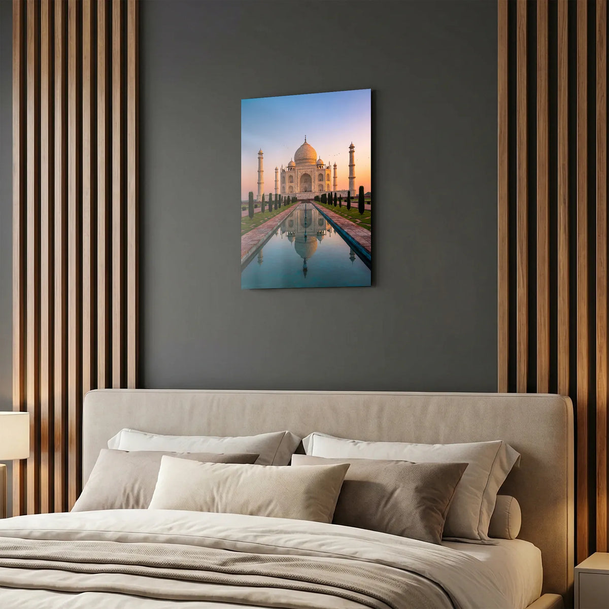 Tableau Taj Mahal | en Métal Format A3