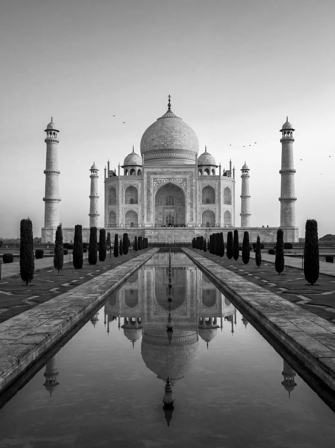 Tableau Le Taj Mahal | en Métal Format A3