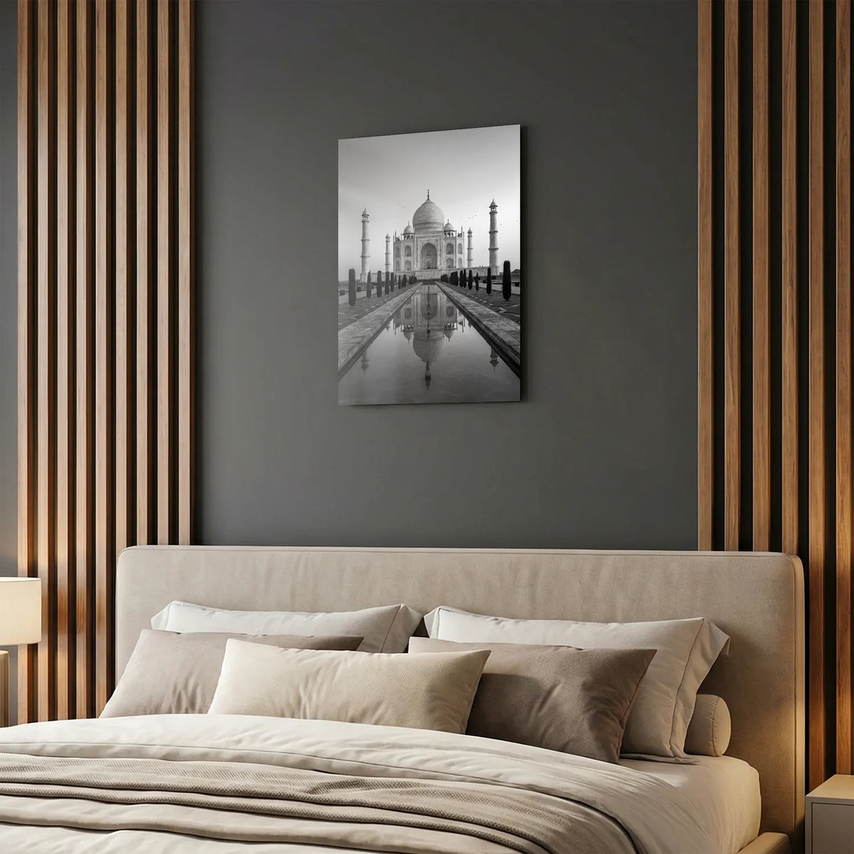 Tableau Le Taj Mahal | en Métal Format A3