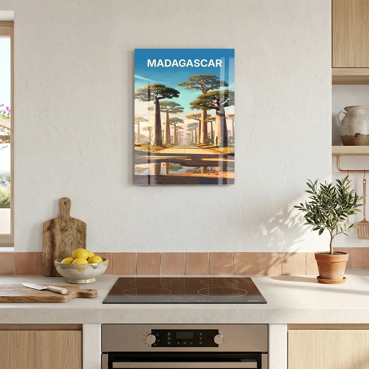 Tableau Madagascar - Illustration | en Métal Format A3