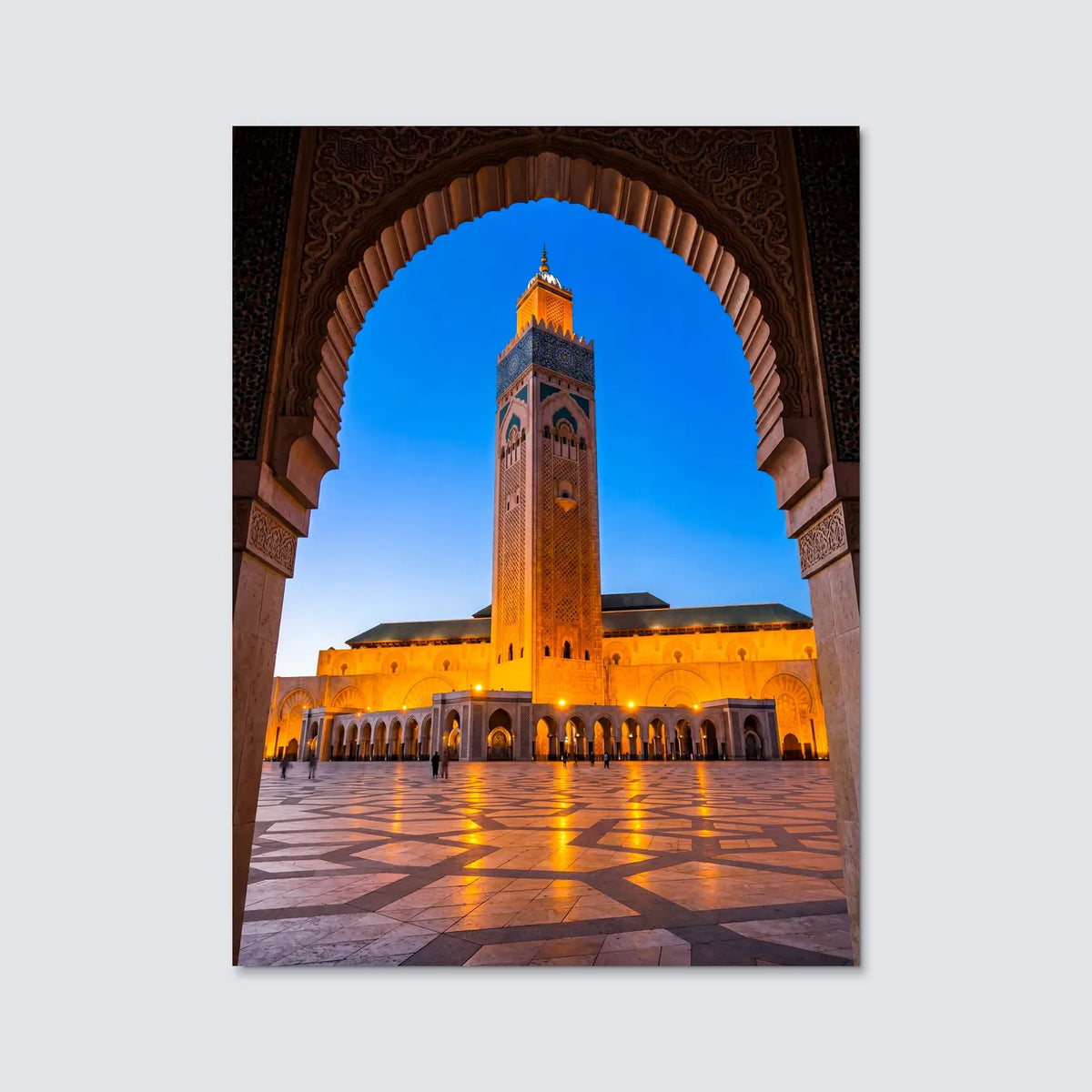 Tableau Maroc | en Métal Format A3