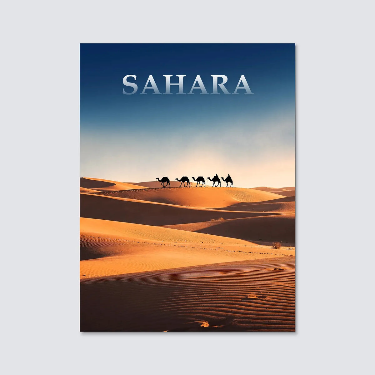 Tableau Sahara - Illustration | en Métal Format A3