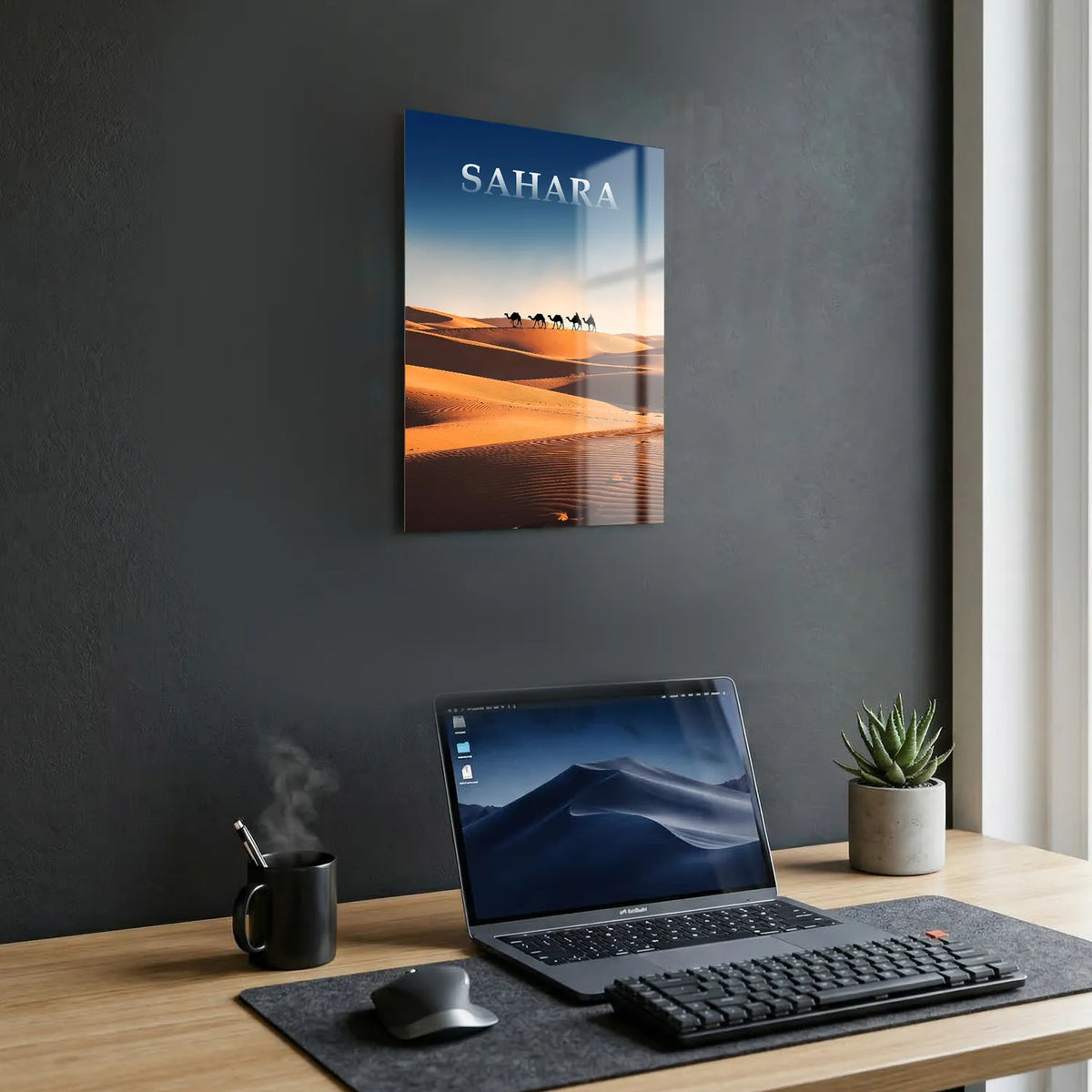 Tableau Sahara - Illustration | en Métal Format A3