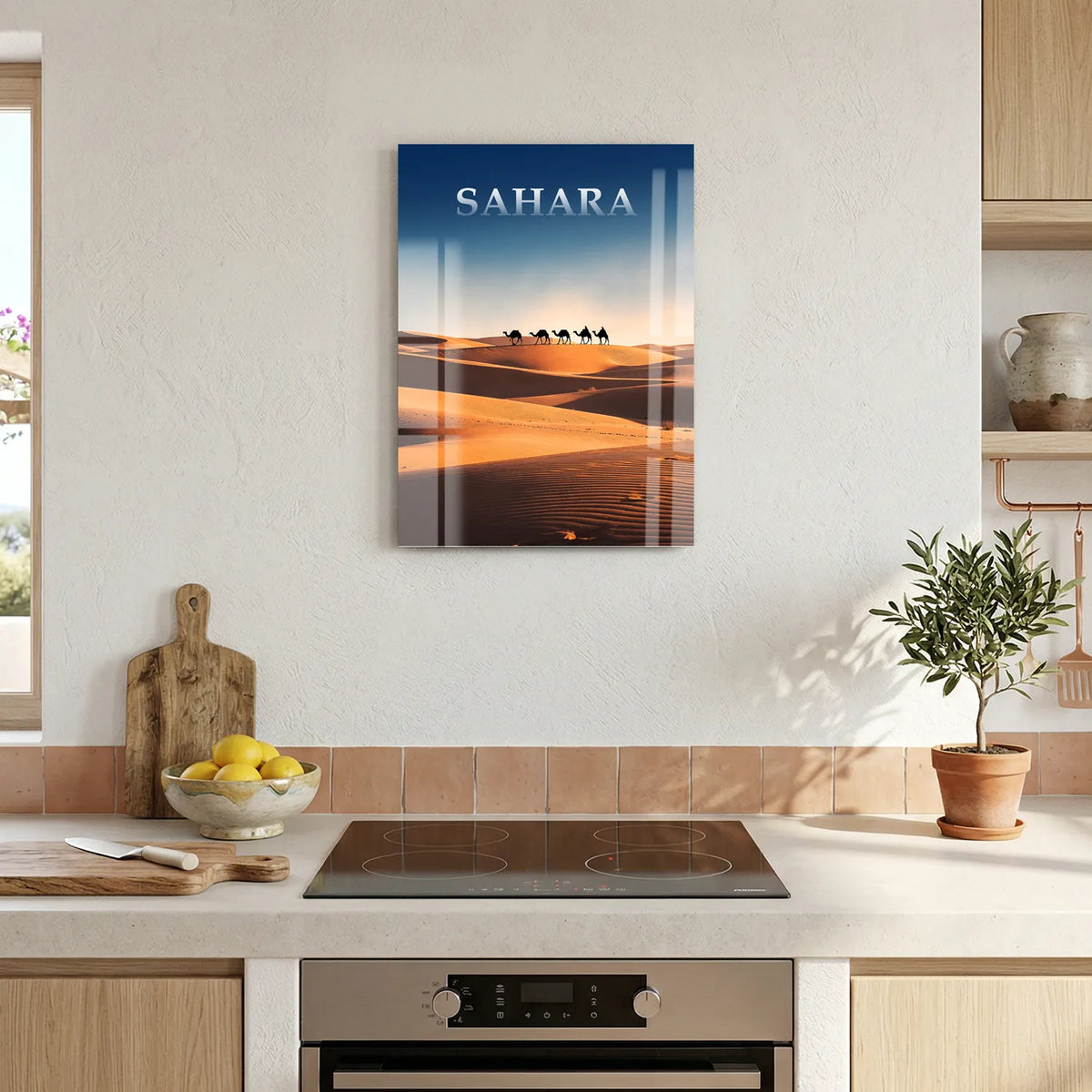 Tableau Sahara - Illustration | en Métal Format A3