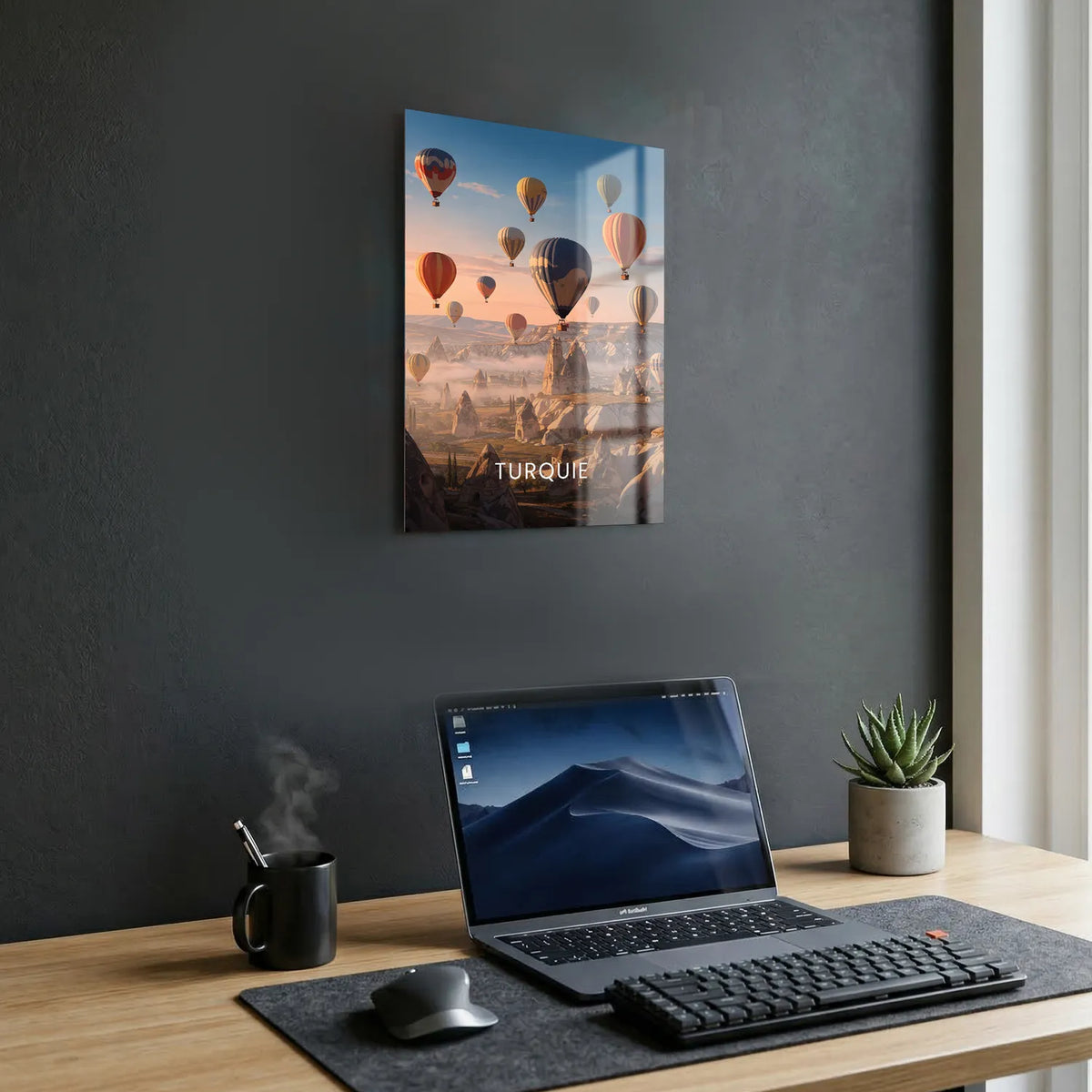 Tableau Turquie - Illustration | en Métal Format A3