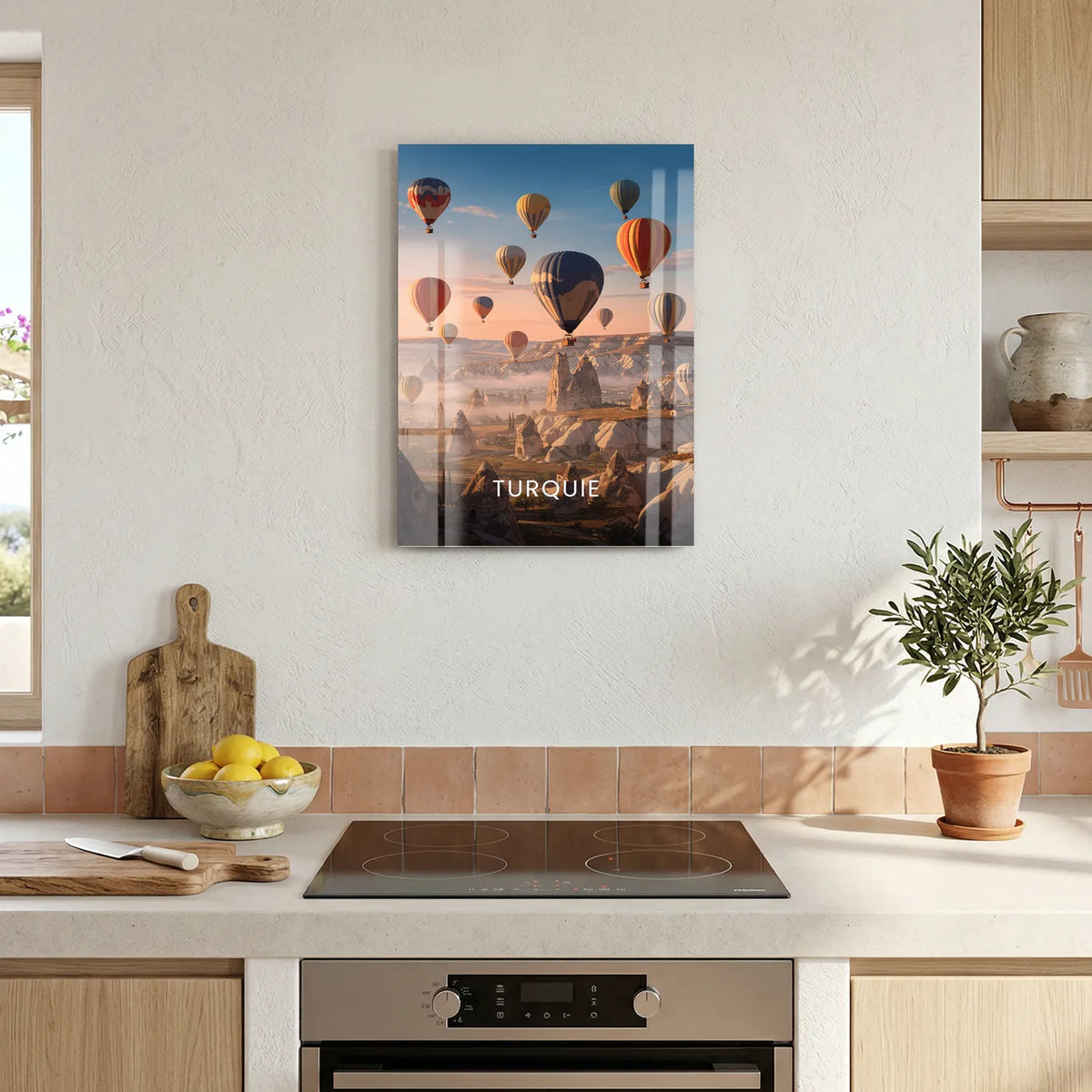 Tableau Turquie - Illustration | en Métal Format A3