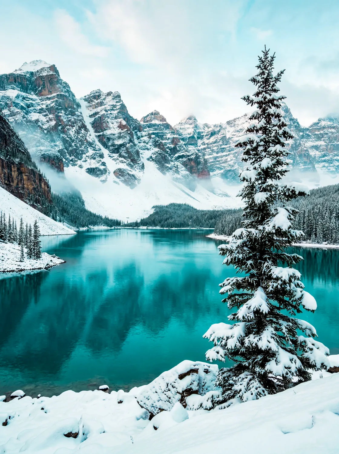 Tableau Alaska | en Métal Format A3