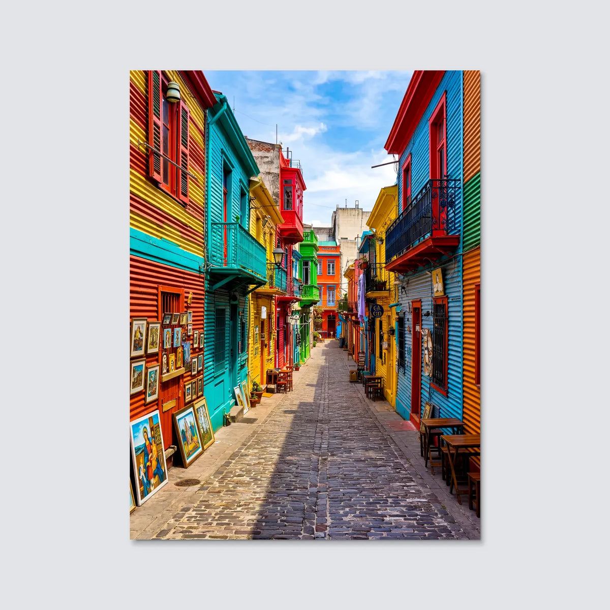 Tableau Buenos Aires Argentine | en Métal Format A3