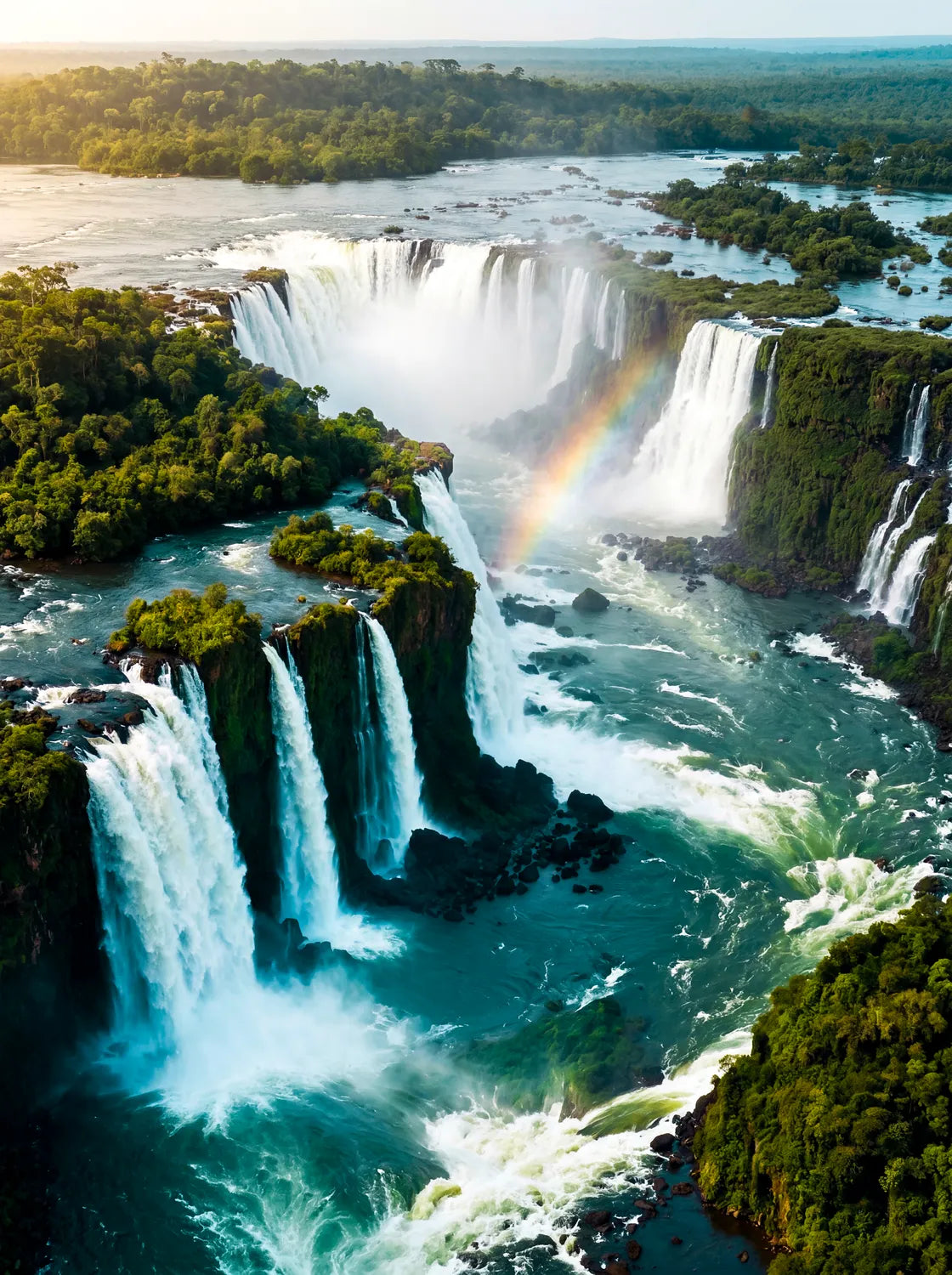 Tableau Chutes d'Iguazú | en Métal Format A3