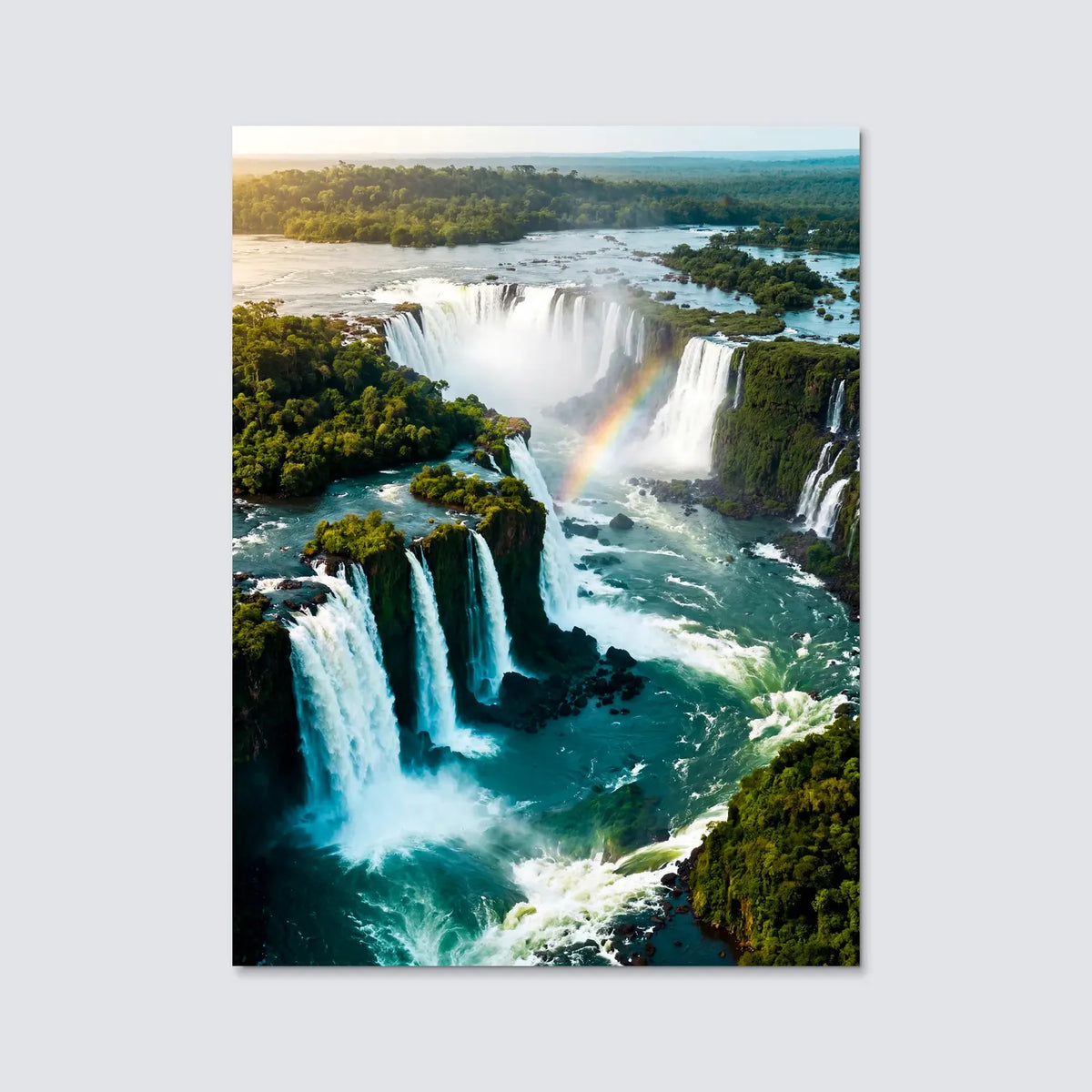 Tableau Chutes d'Iguazú | en Métal Format A3