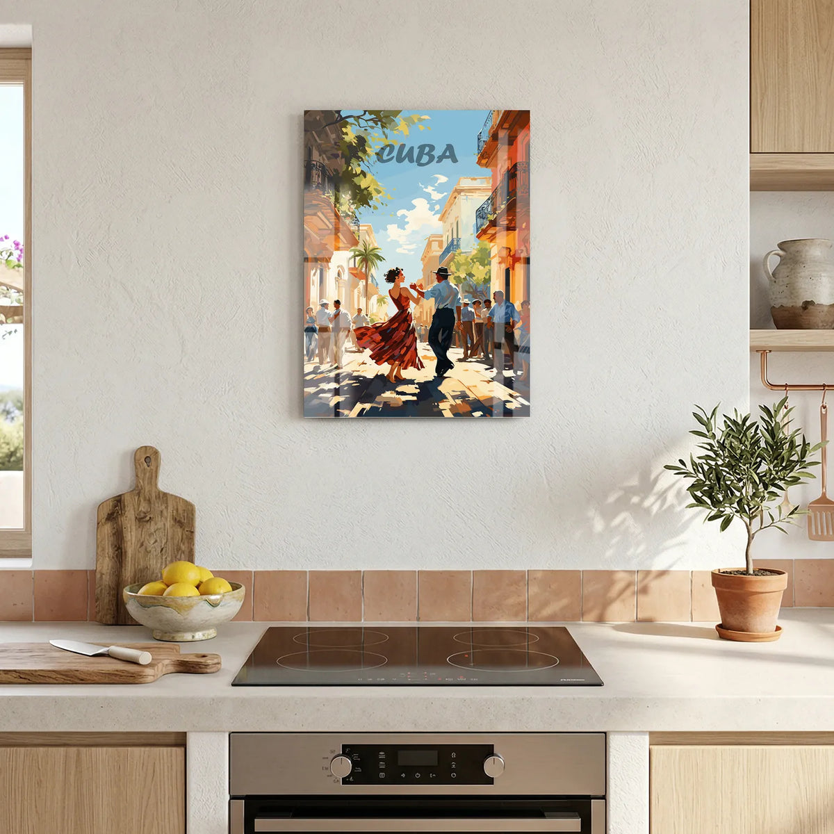Tableau Cuba - Illustration | en Métal Format A3