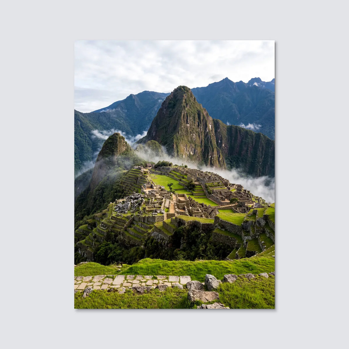 Tableau Machu Picchu au Pérou | en Métal Format A3
