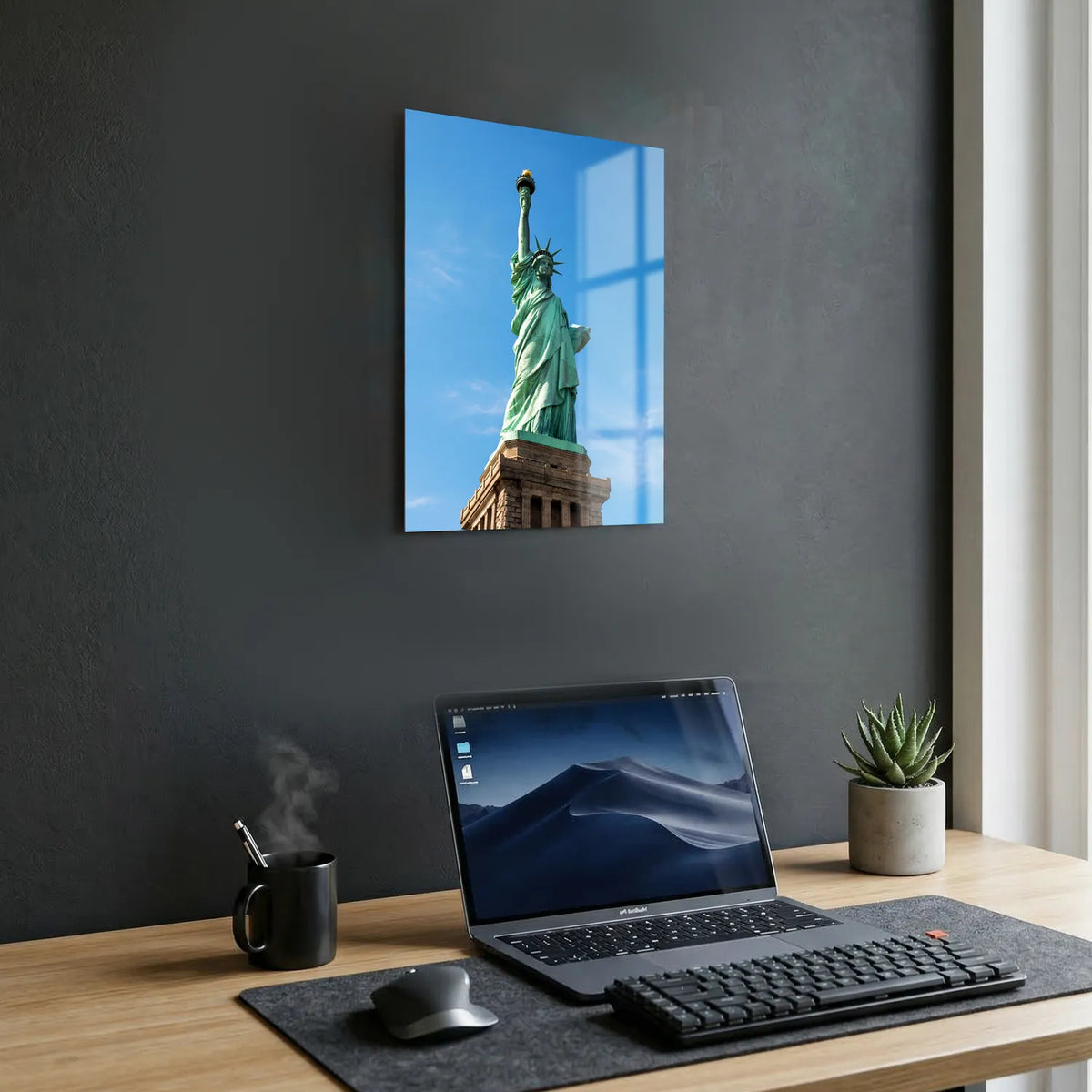 Tableau Statue de la Liberté New York | en Métal Format A3