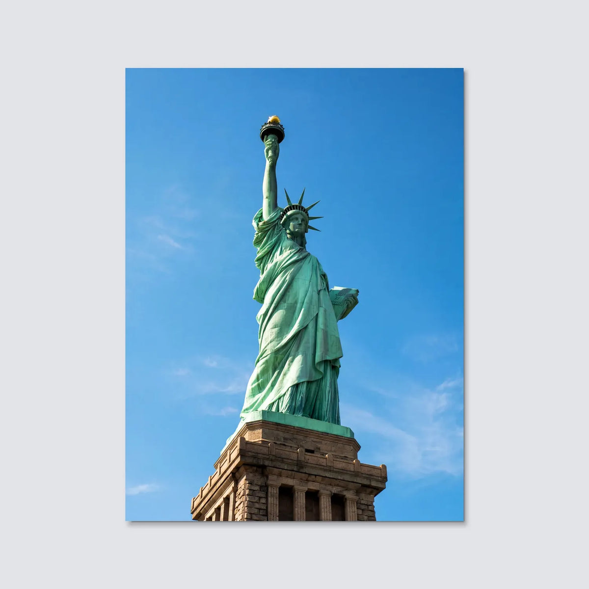 Tableau Statue de la Liberté New York | en Métal Format A3
