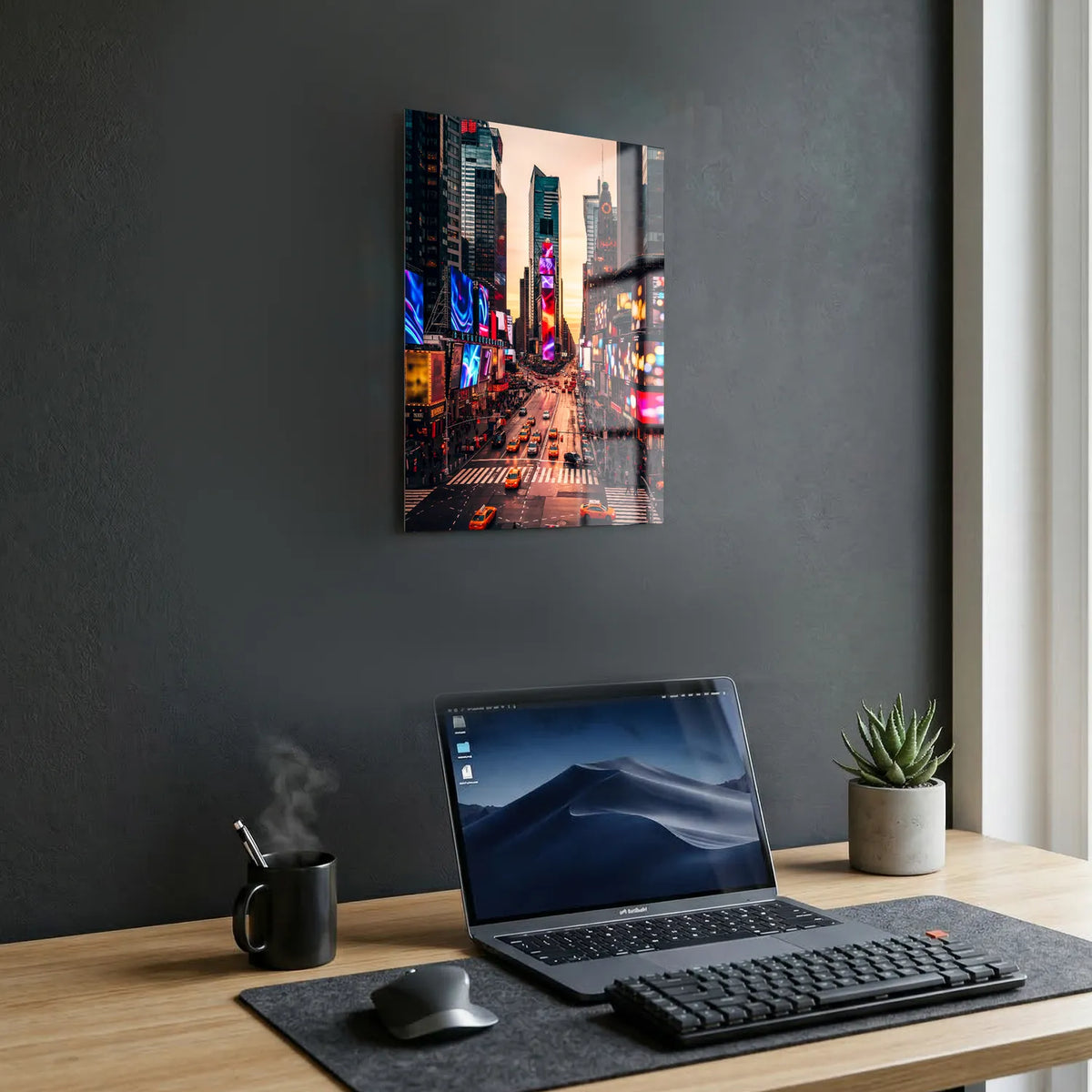 Tableau Times Square | en Métal Format A3