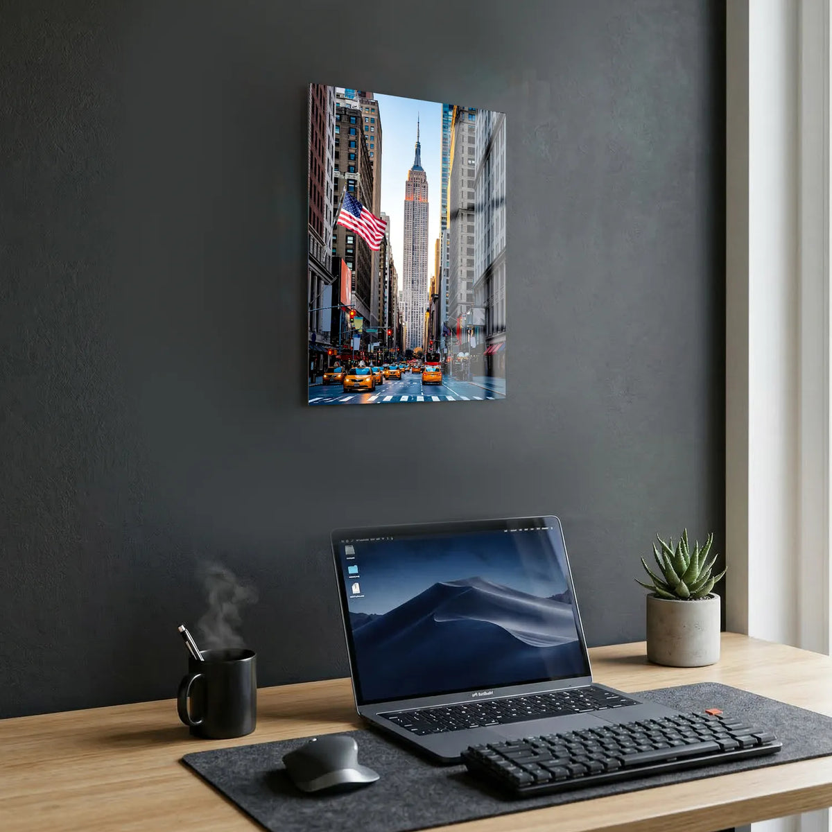 Tableau New York City | en Métal Format A3