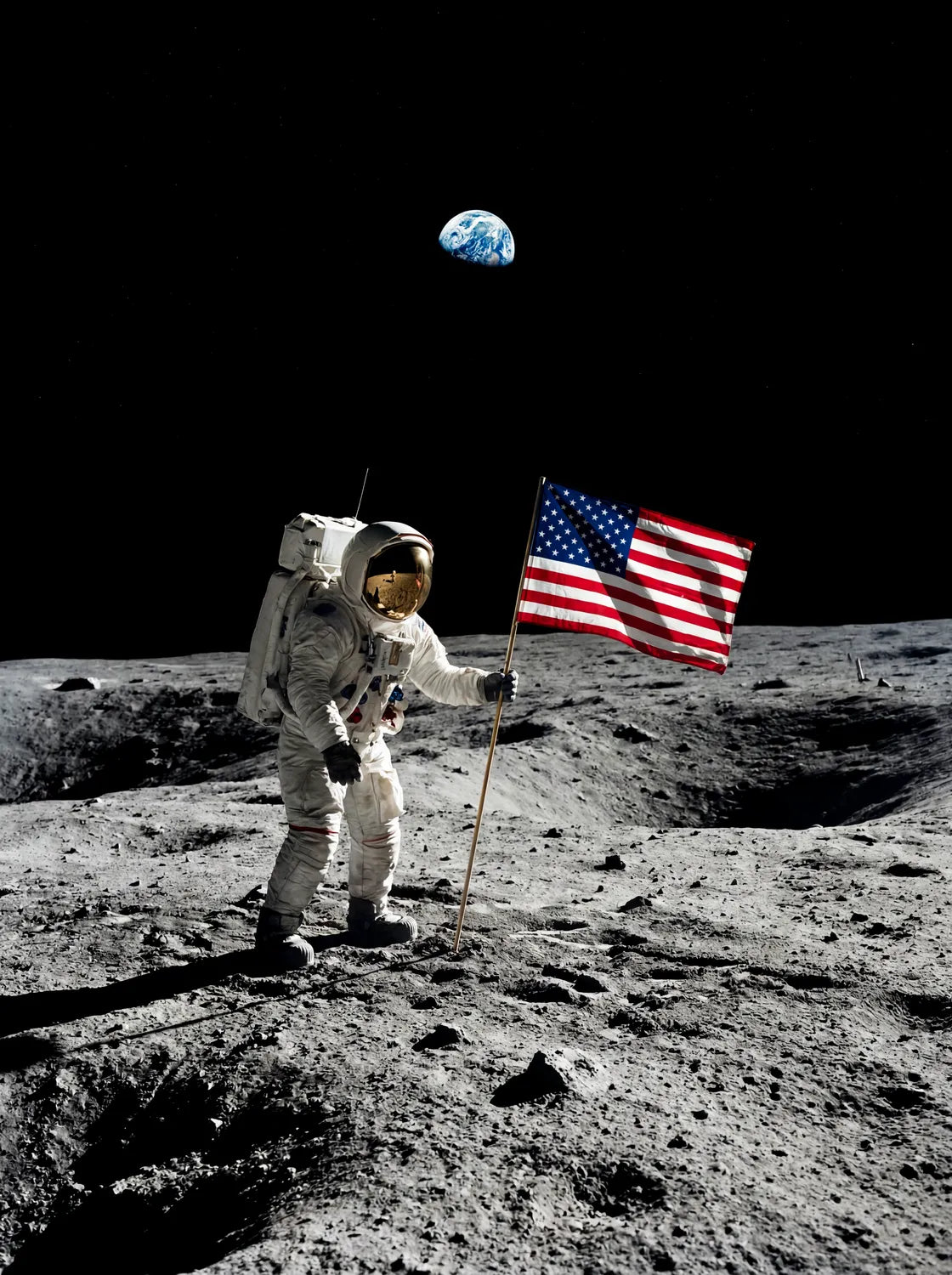 Tableau Apollo 11 | en Métal Format A3