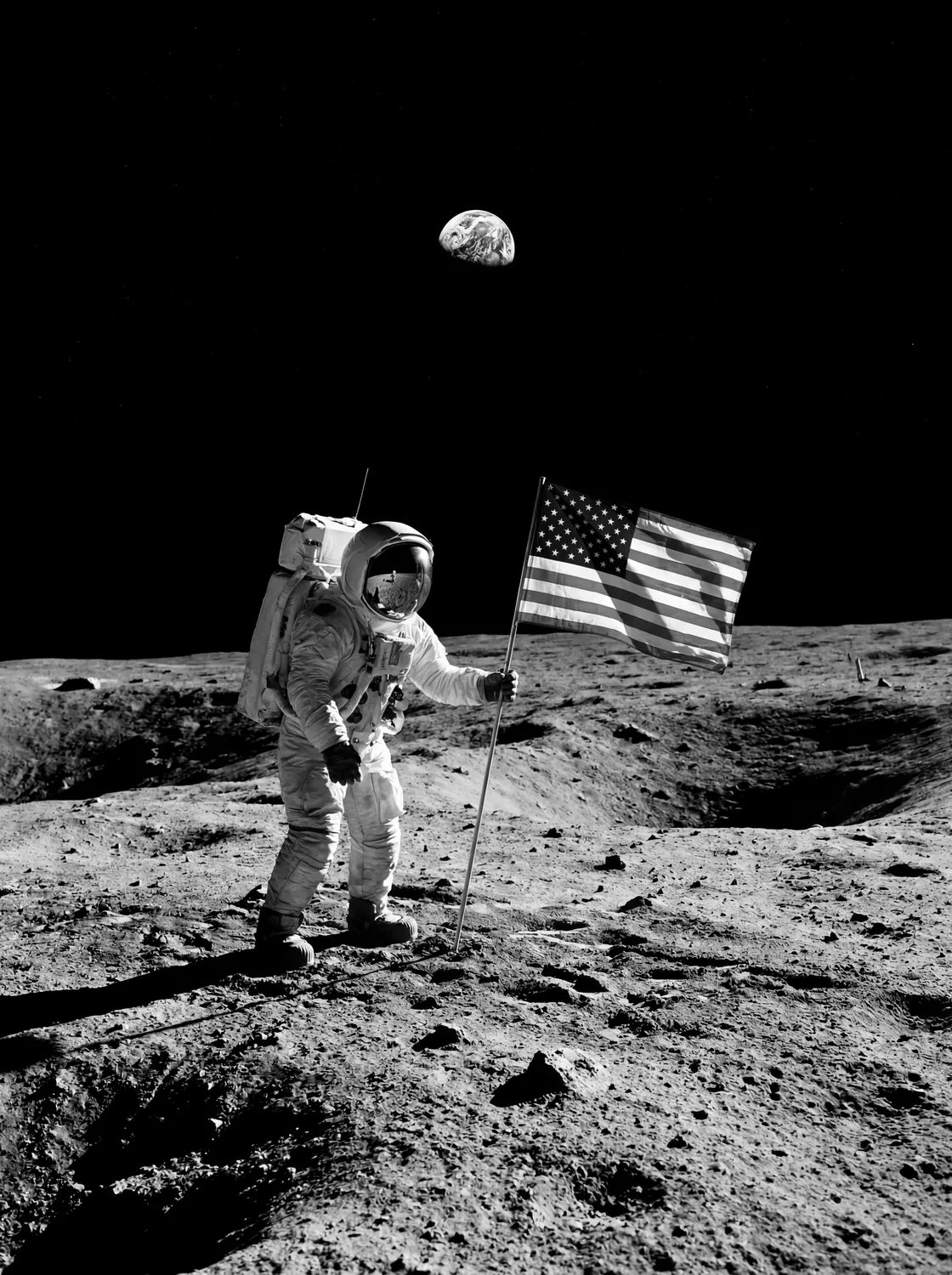 Tableau Apollo 11 | en Métal Format A3