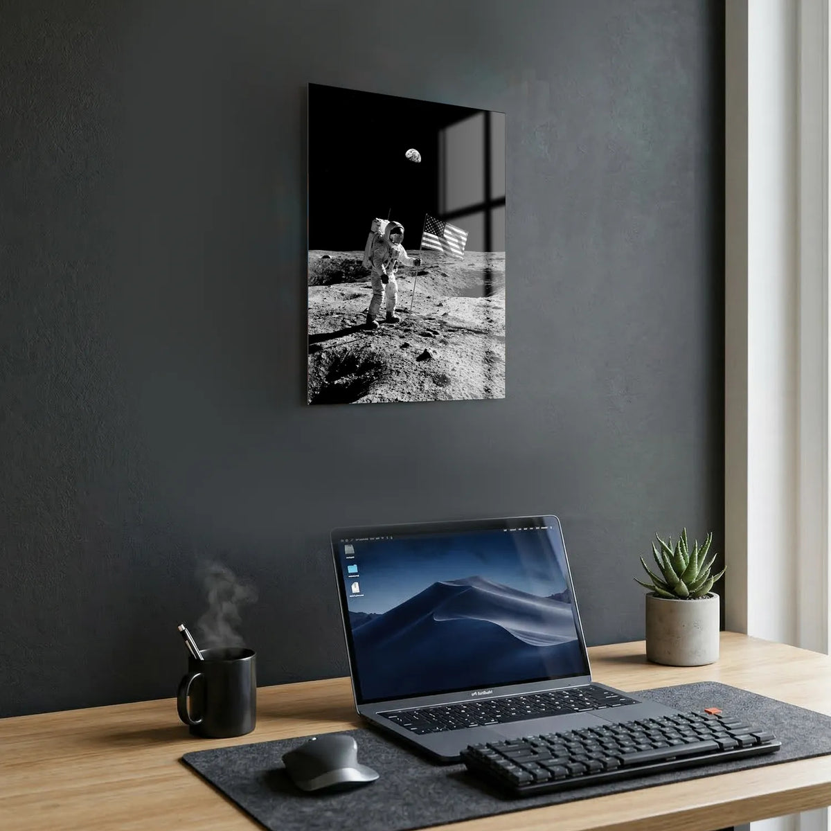 Tableau Apollo 11 | en Métal Format A3