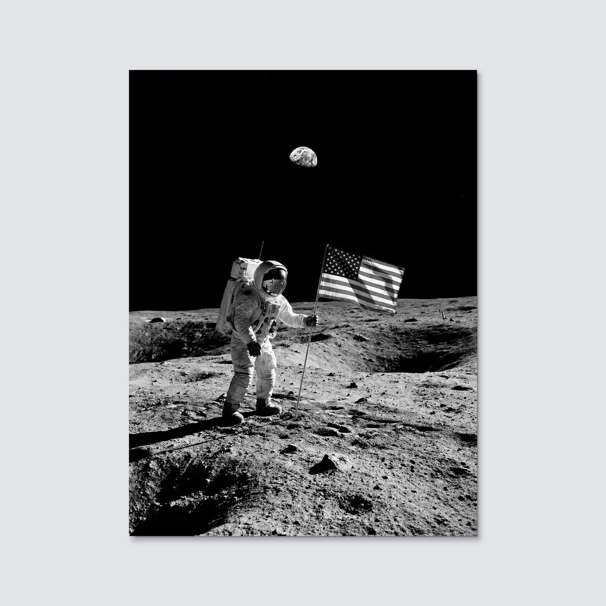 Tableau Apollo 11 | en Métal Format A3