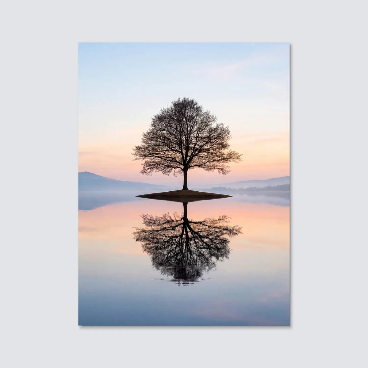 Tableau Reflet naturel | en Métal Format A3