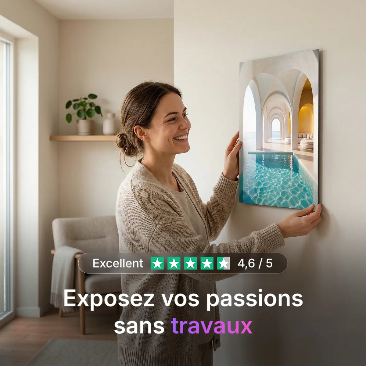 Tableau Luxe maritime | en Métal Format A3