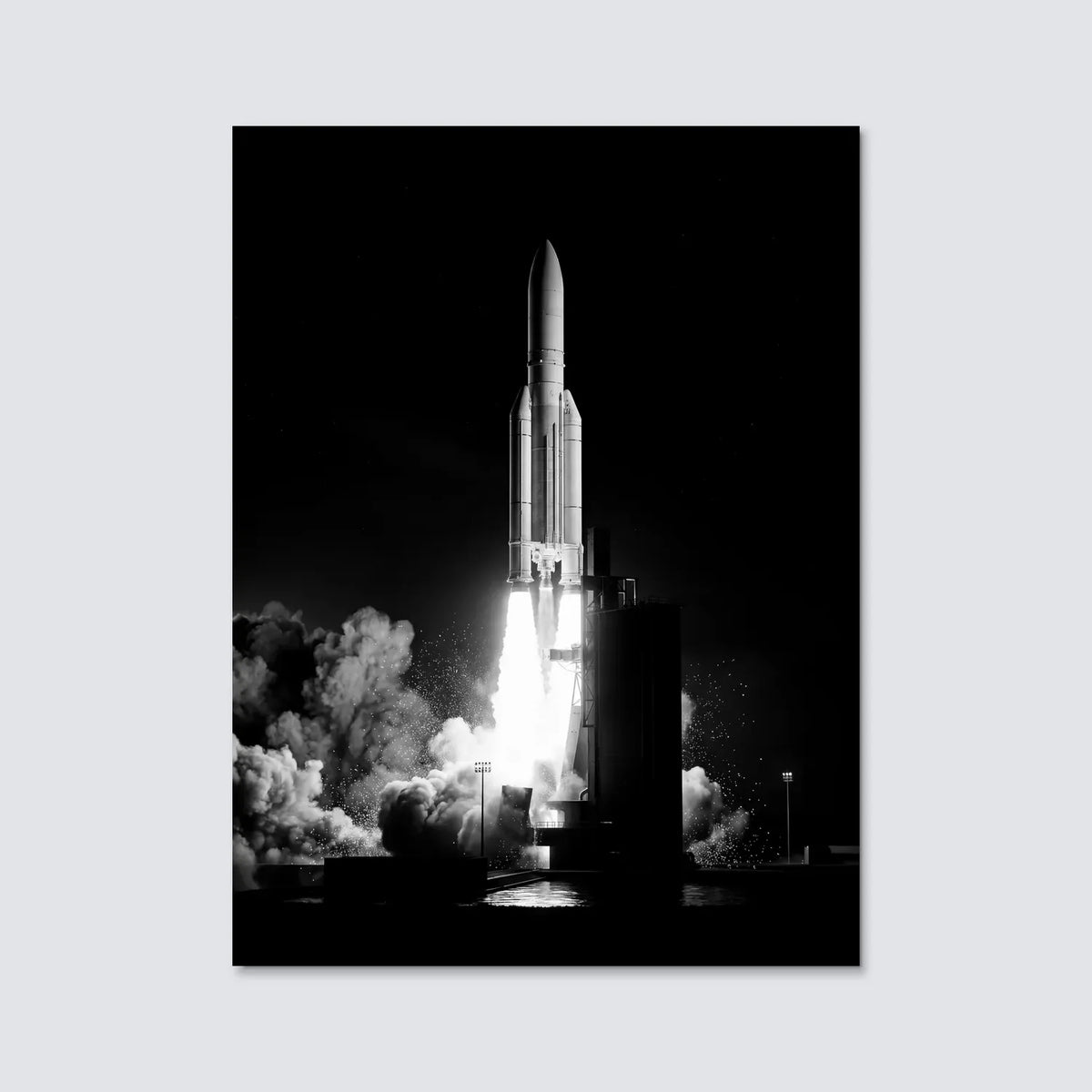 Tableau Ariane 5 | en Métal Format A3