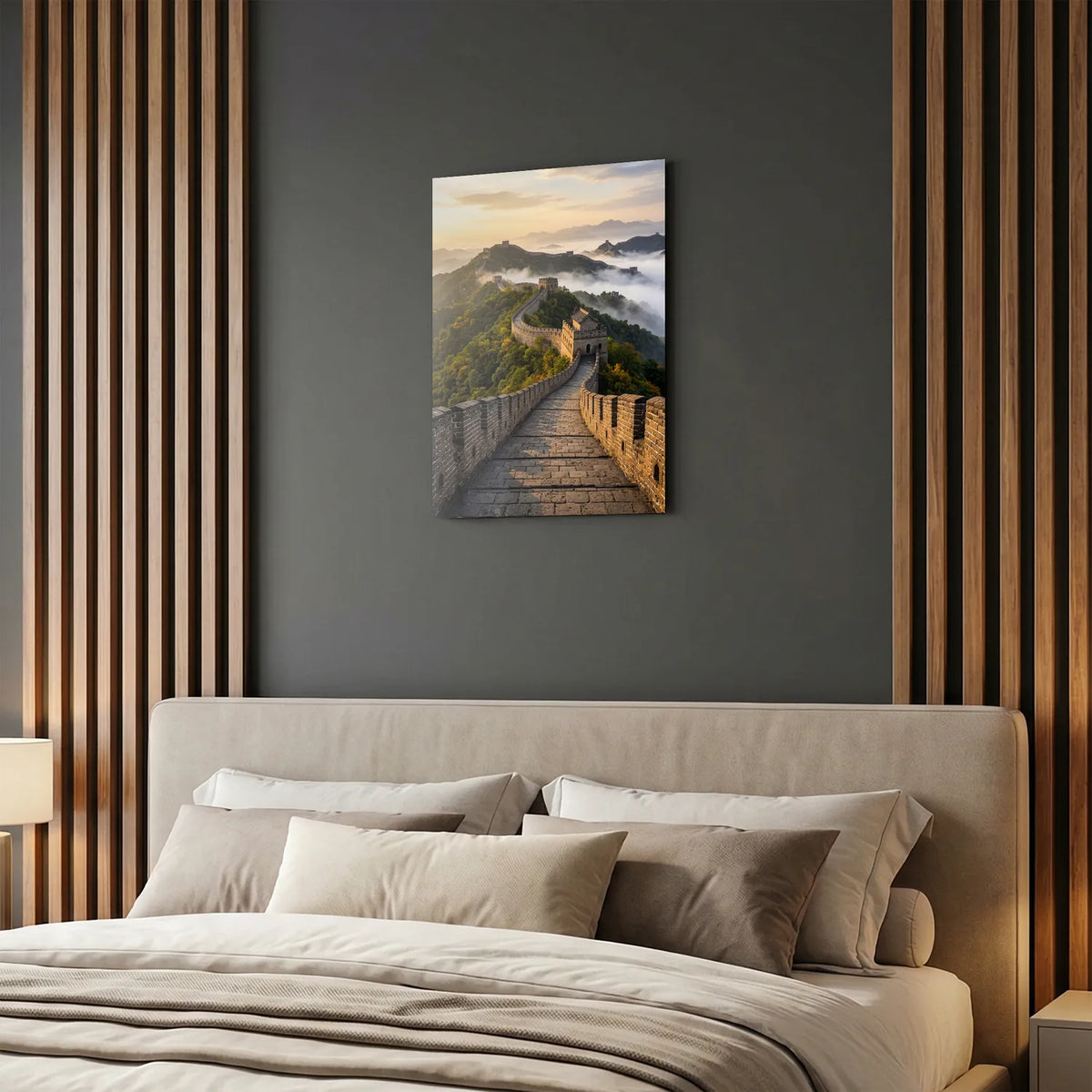 Tableau Grande Muraille de Chine | en Métal Format A3