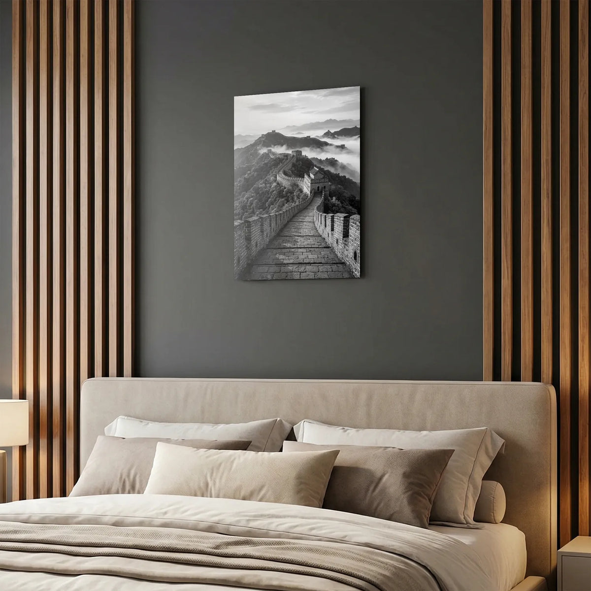 Tableau La Grande Muraille de Chine | en Métal Format A3