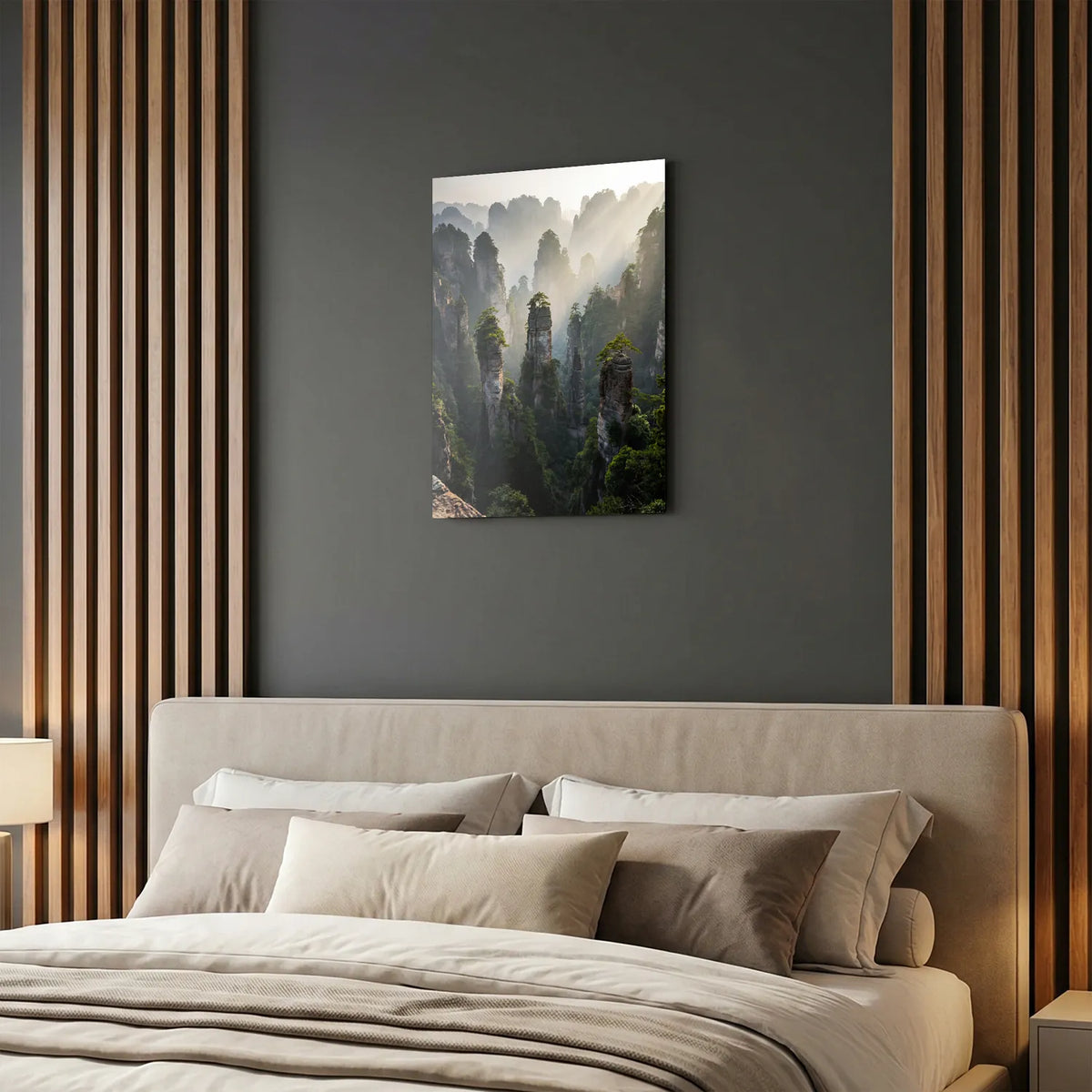 Tableau Monts Tianzi | en Métal Format A3