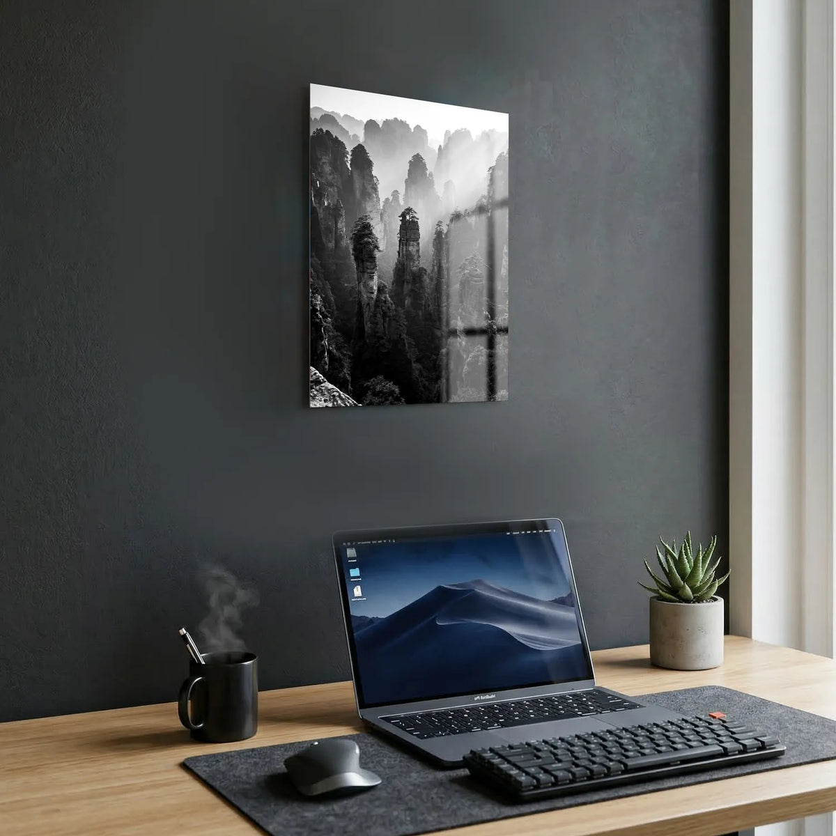 Tableau Monts Tianzi de Zhangjiajie | en Métal Format A3