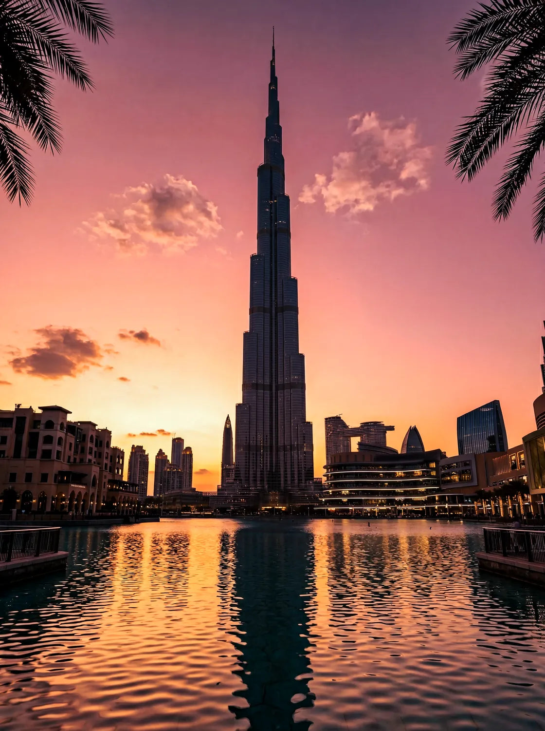Tableau Burj Khalifa de Dubaï | en Métal Format A3