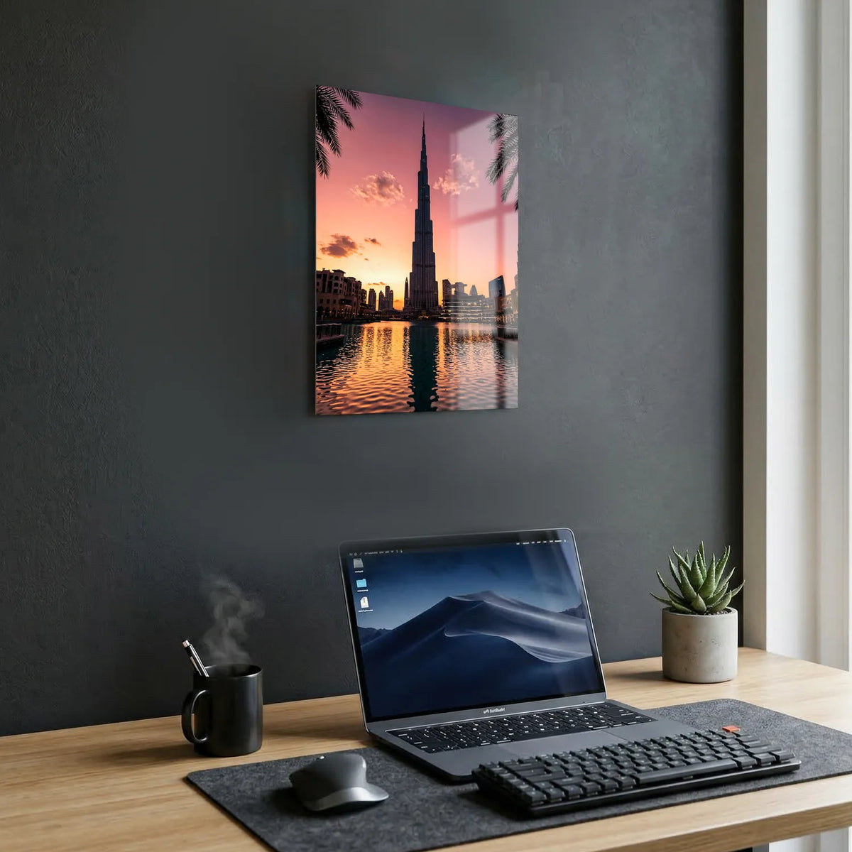 Tableau Burj Khalifa de Dubaï | en Métal Format A3