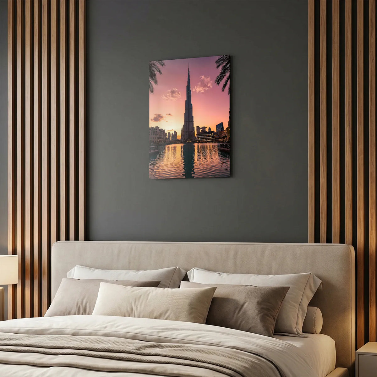 Tableau Burj Khalifa de Dubaï | en Métal Format A3