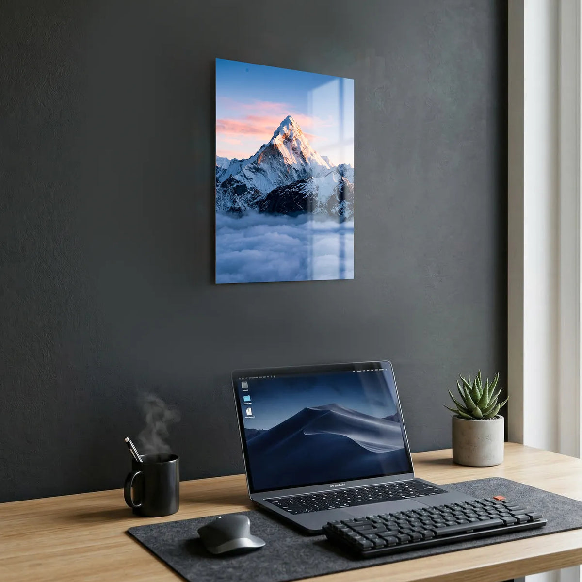 Tableau L'Everest | en Métal Format A3