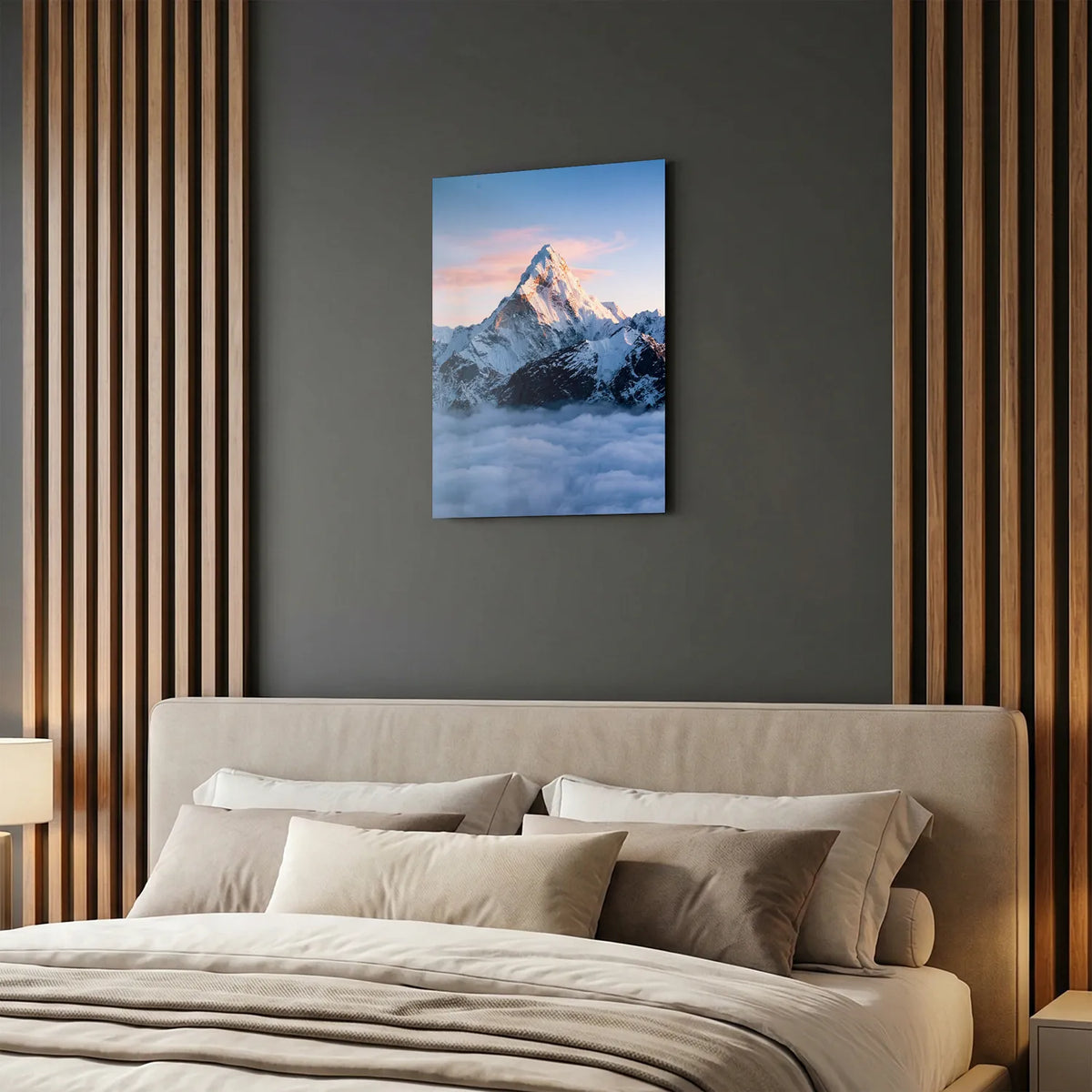 Tableau L'Everest | en Métal Format A3