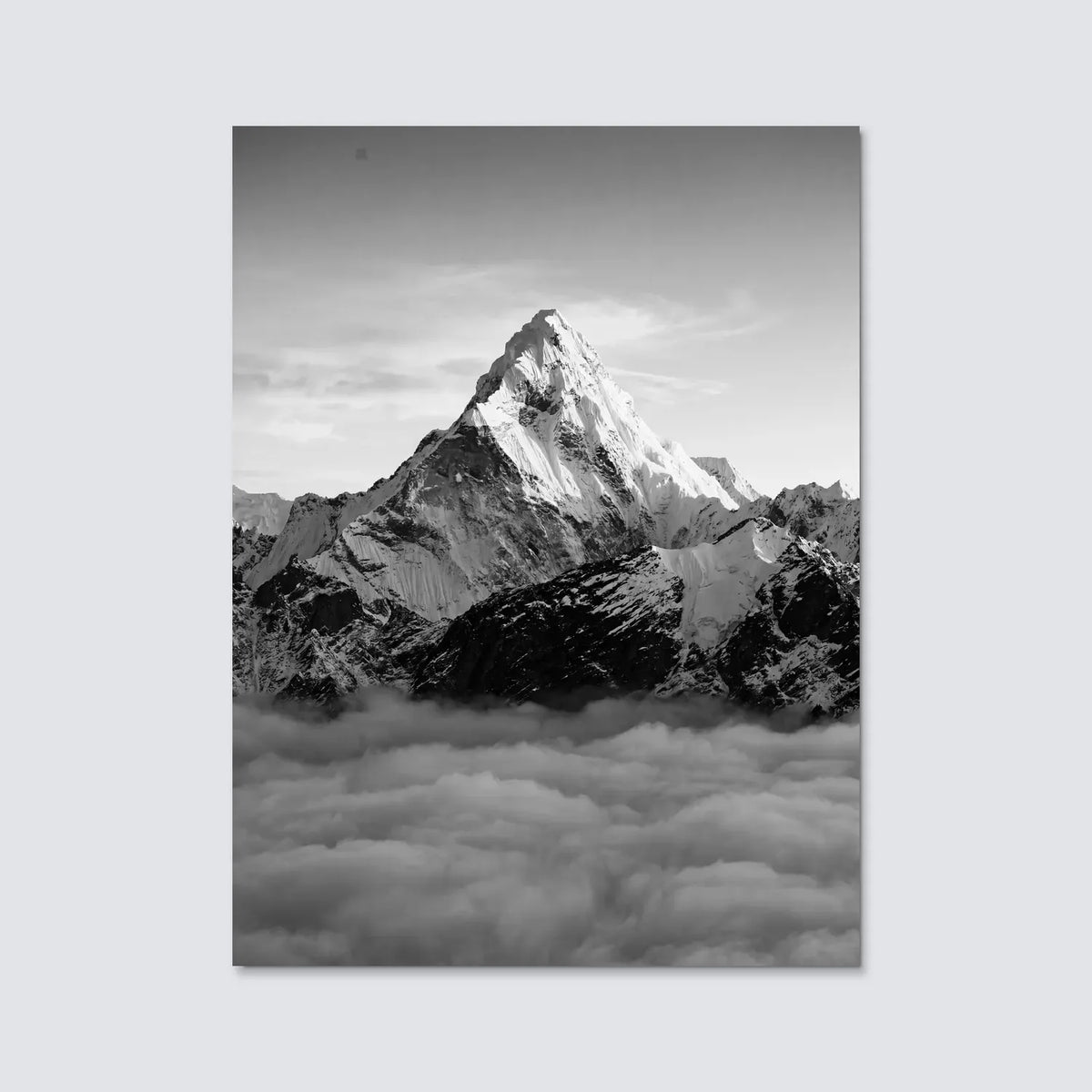 Tableau Le Mont Everest | en Métal Format A3